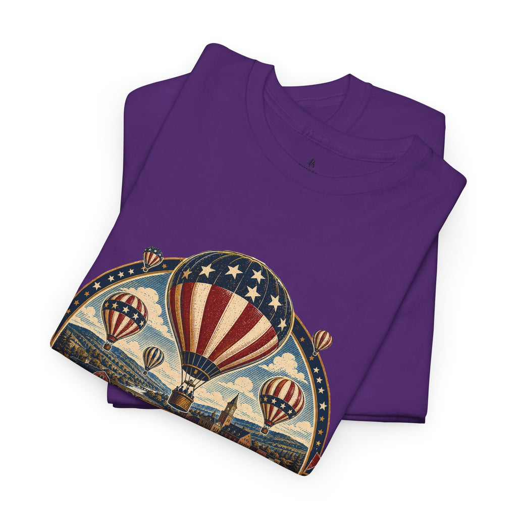 Wellsville NY Balloon Rally 2026 America 250 Vintage Festival T-Shirt