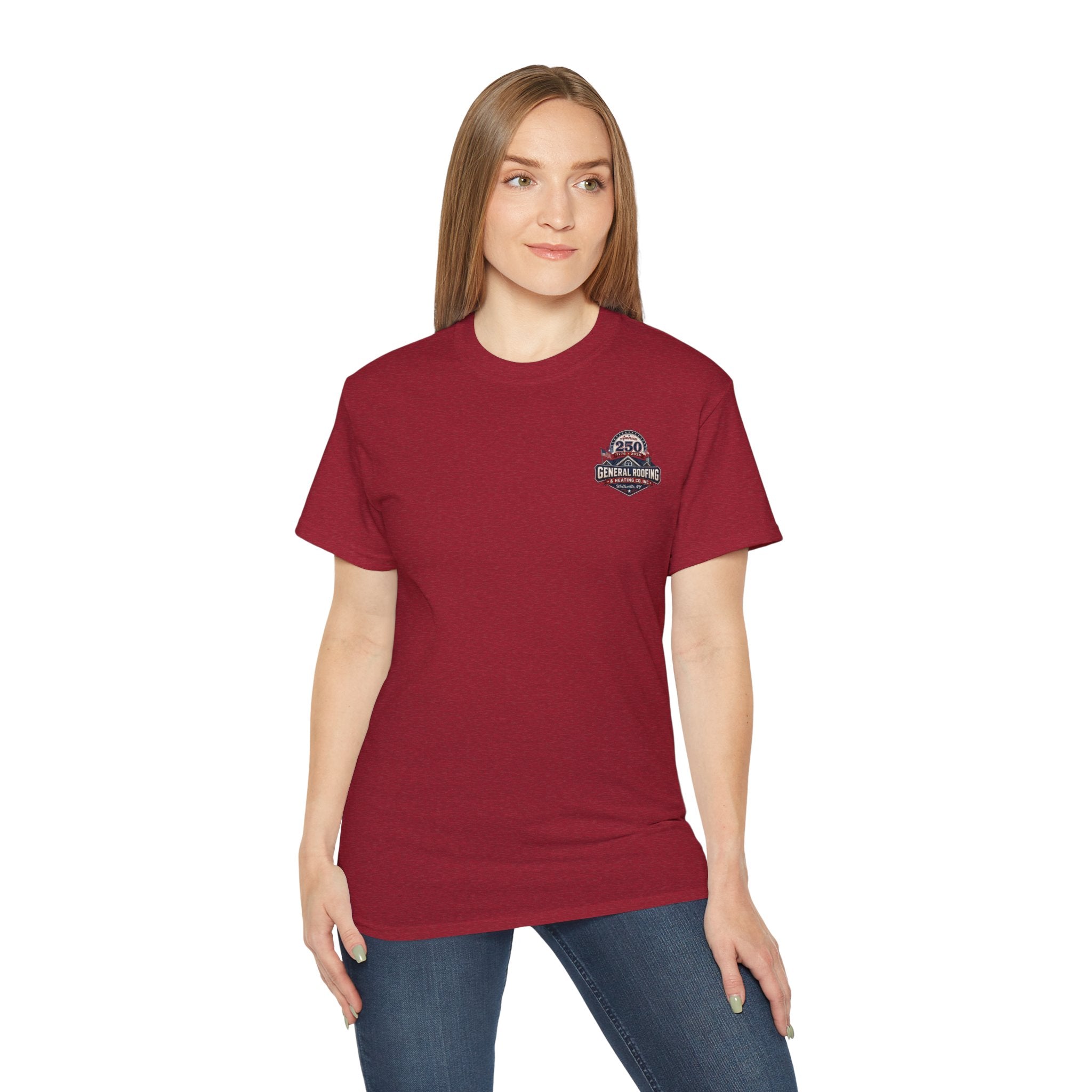 "General Roofing" Patriotic Logo T‑Shirt