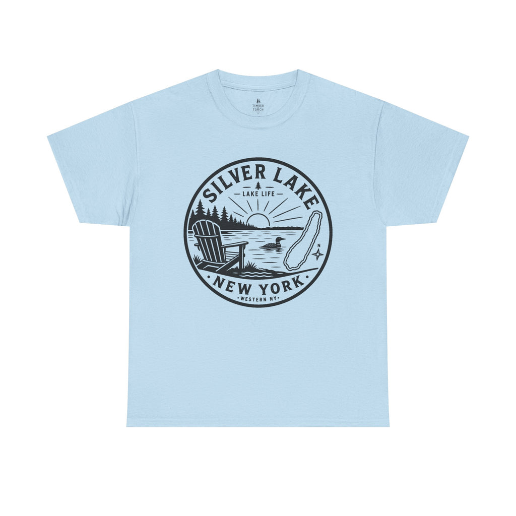Silver Lake New York Lake Life T-Shirt