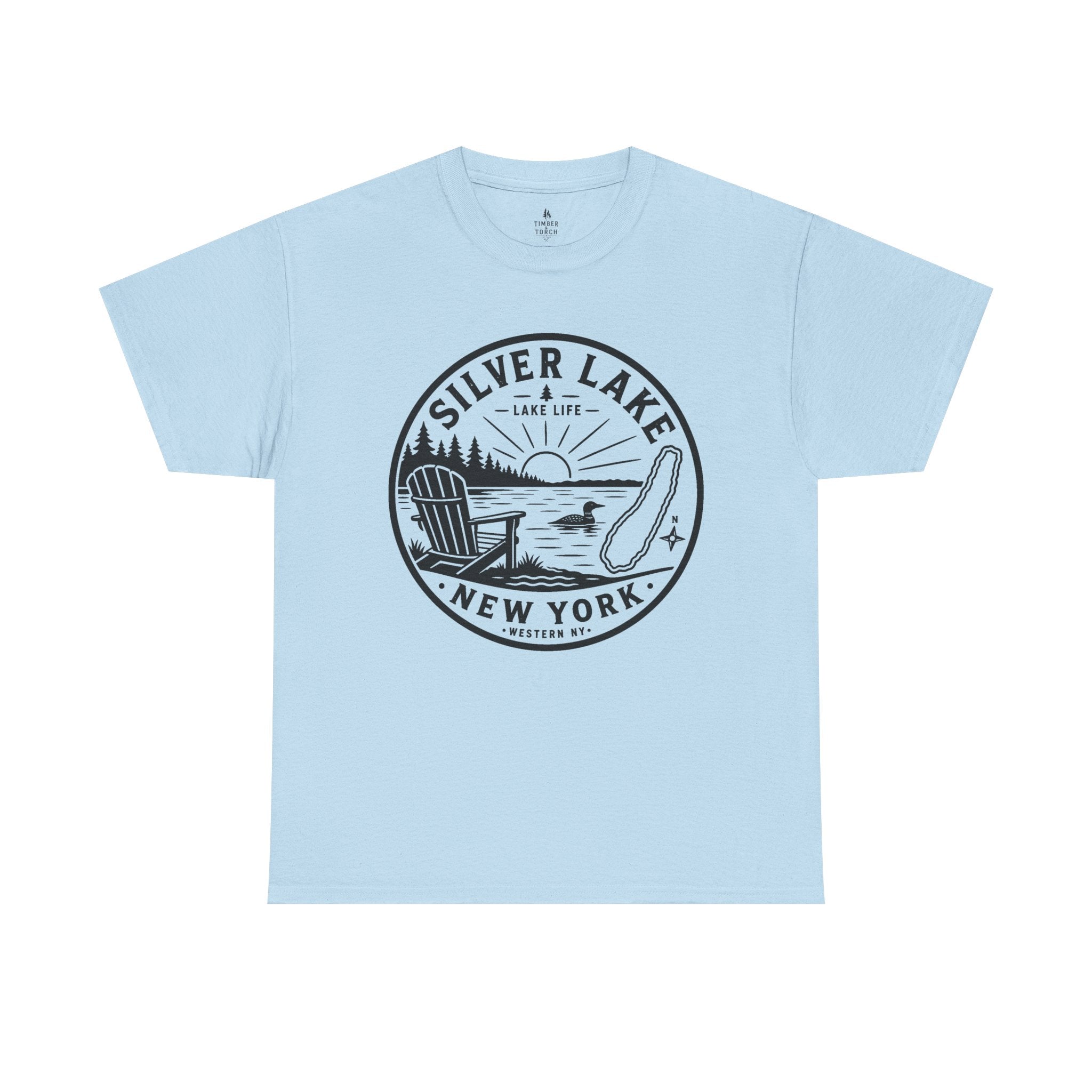 Silver Lake New York Lake Life T-Shirt