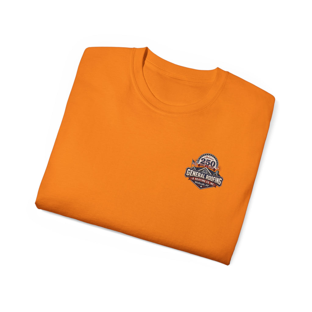 "General Roofing" Patriotic Logo T‑Shirt
