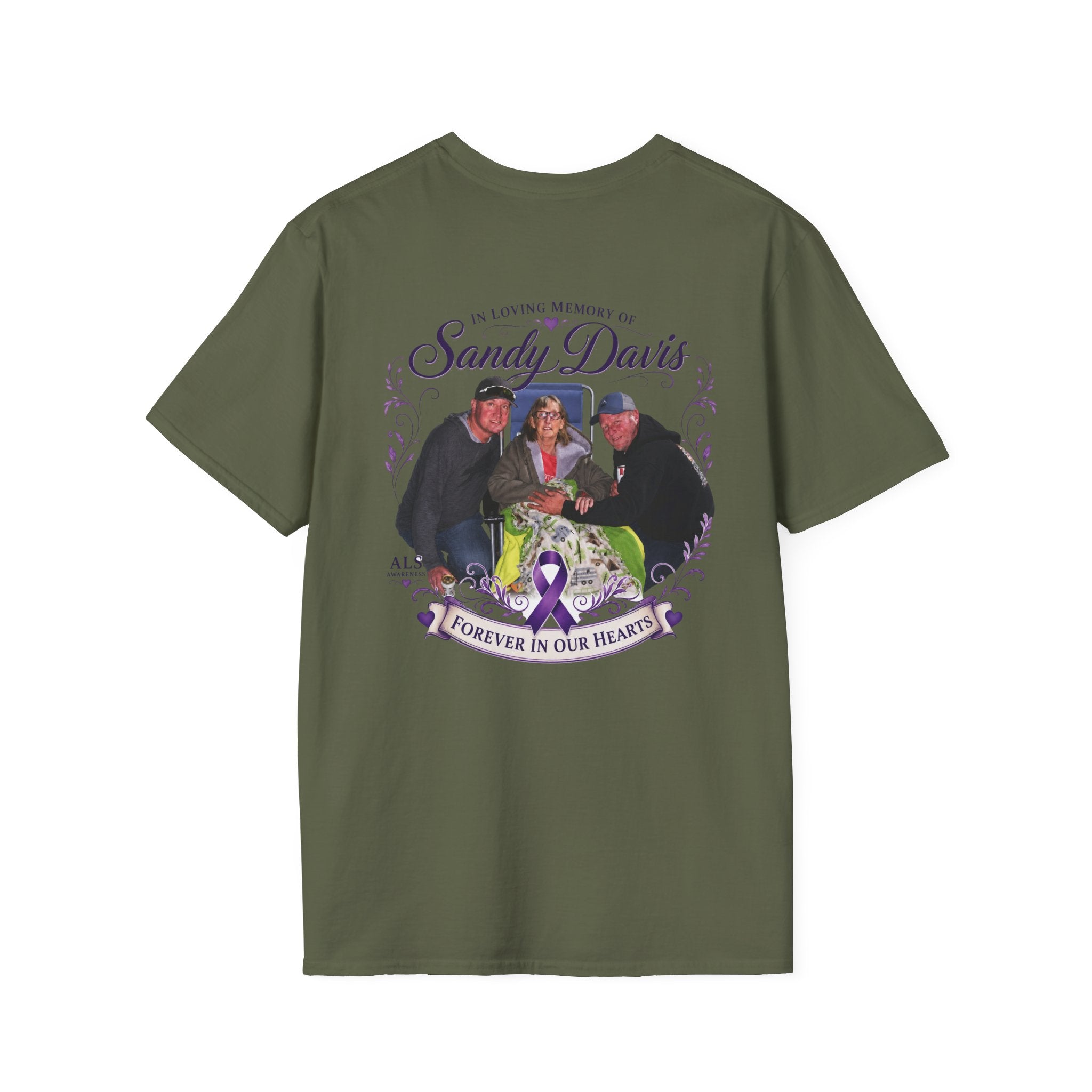 'Sandy Davis' Memorial Ribbon  Tee
