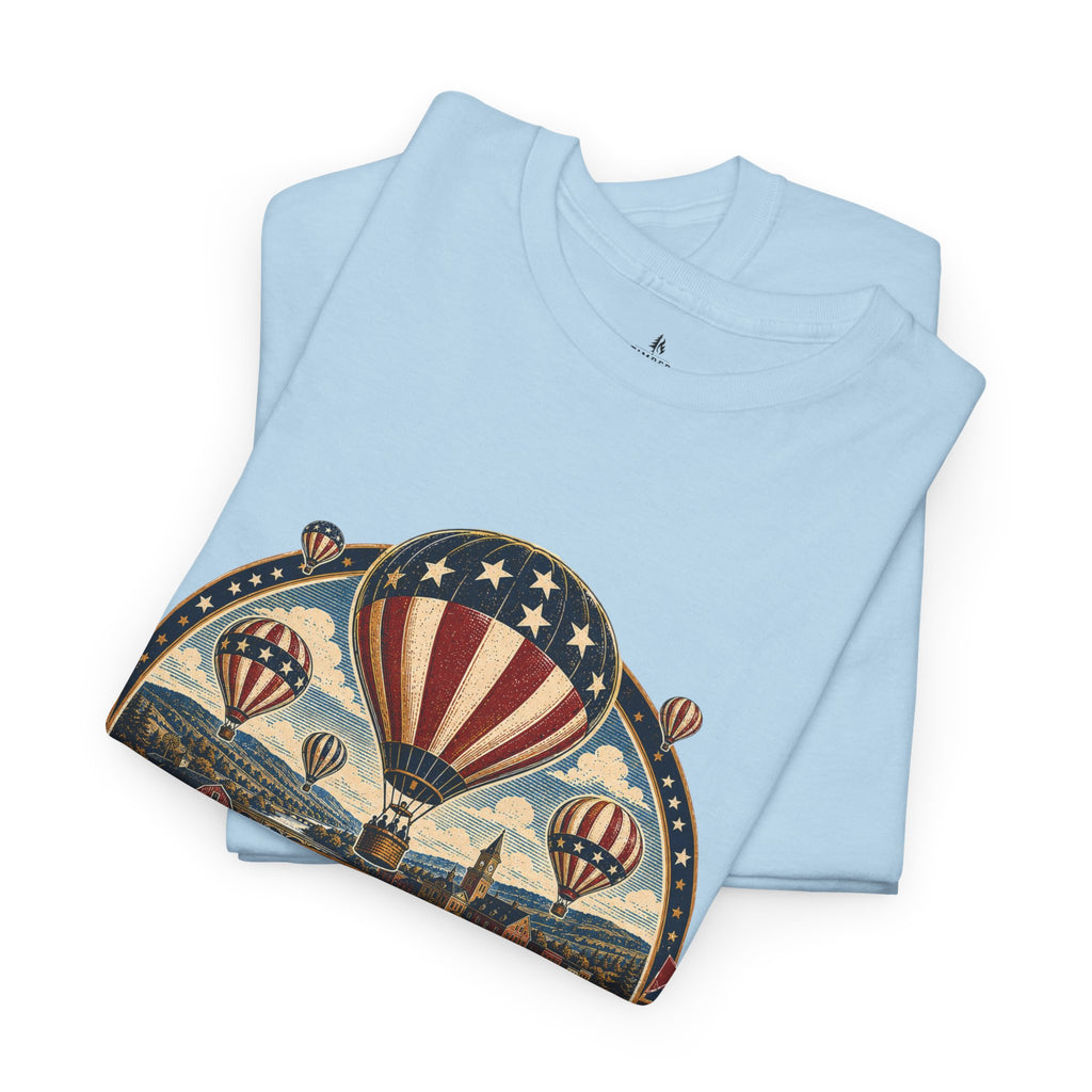 Wellsville NY Balloon Rally 2026 America 250 Vintage Festival T-Shirt
