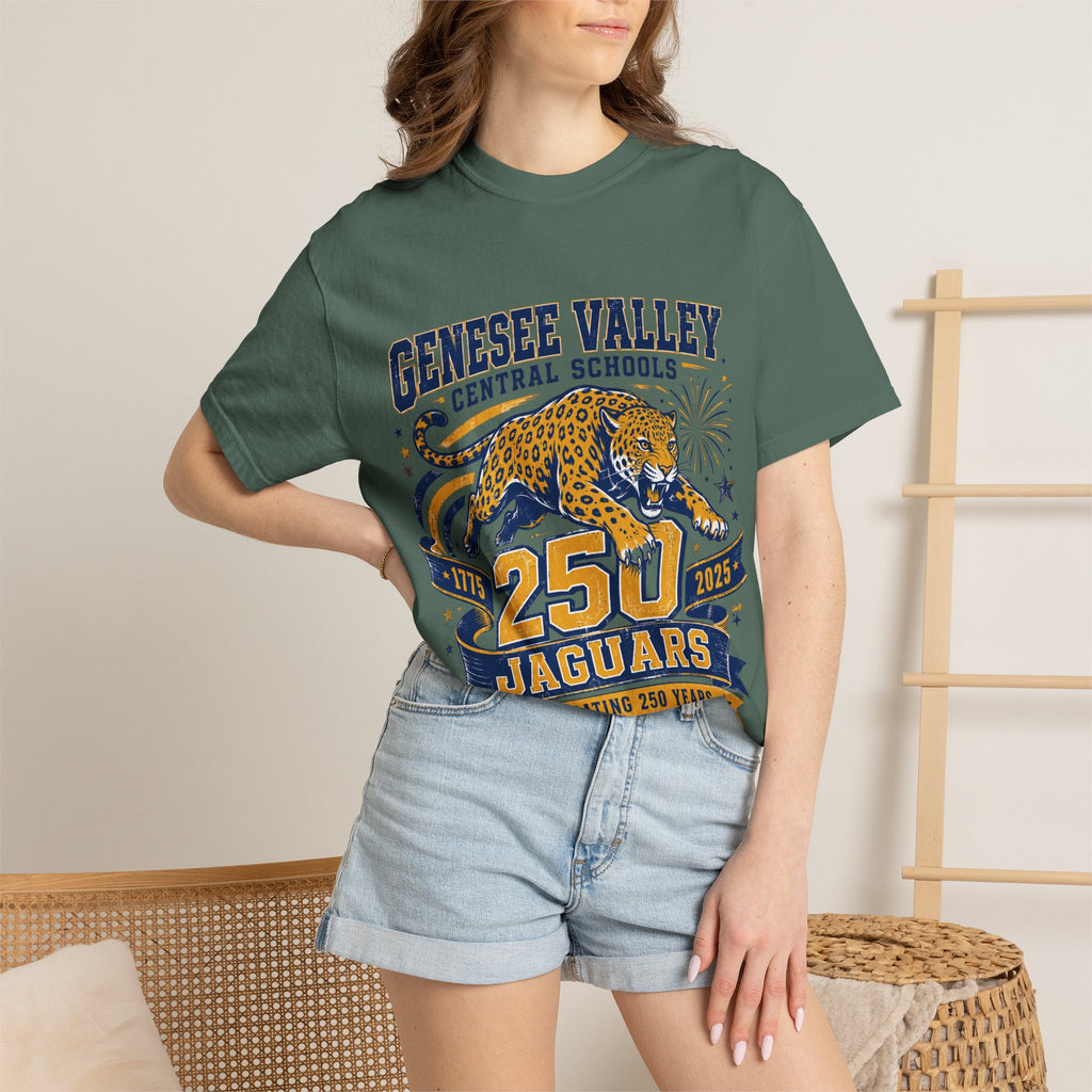 Genesee Valley Jaguars 250th Anniversary T-Shirt