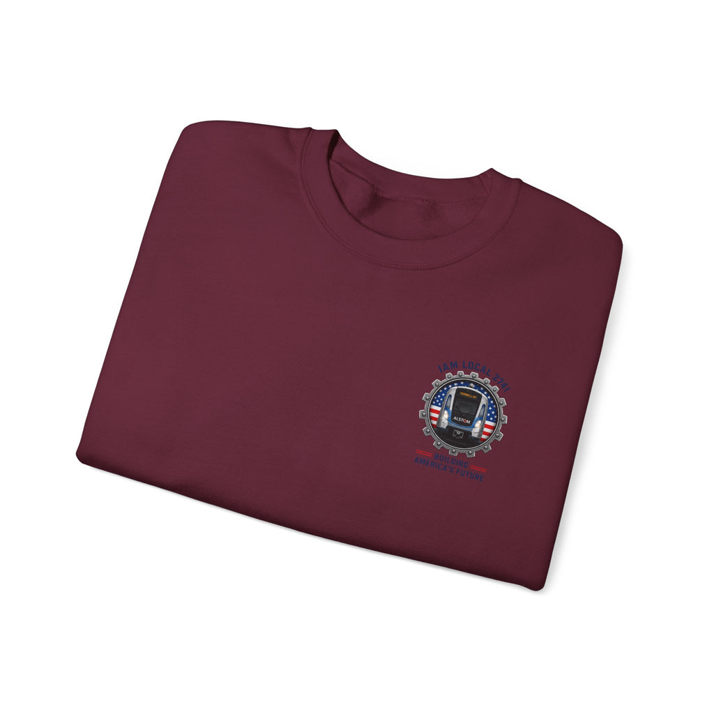 Union Pride Sweatshirt — "I Am Local 2741" 250 Years American Innovators Crewneck