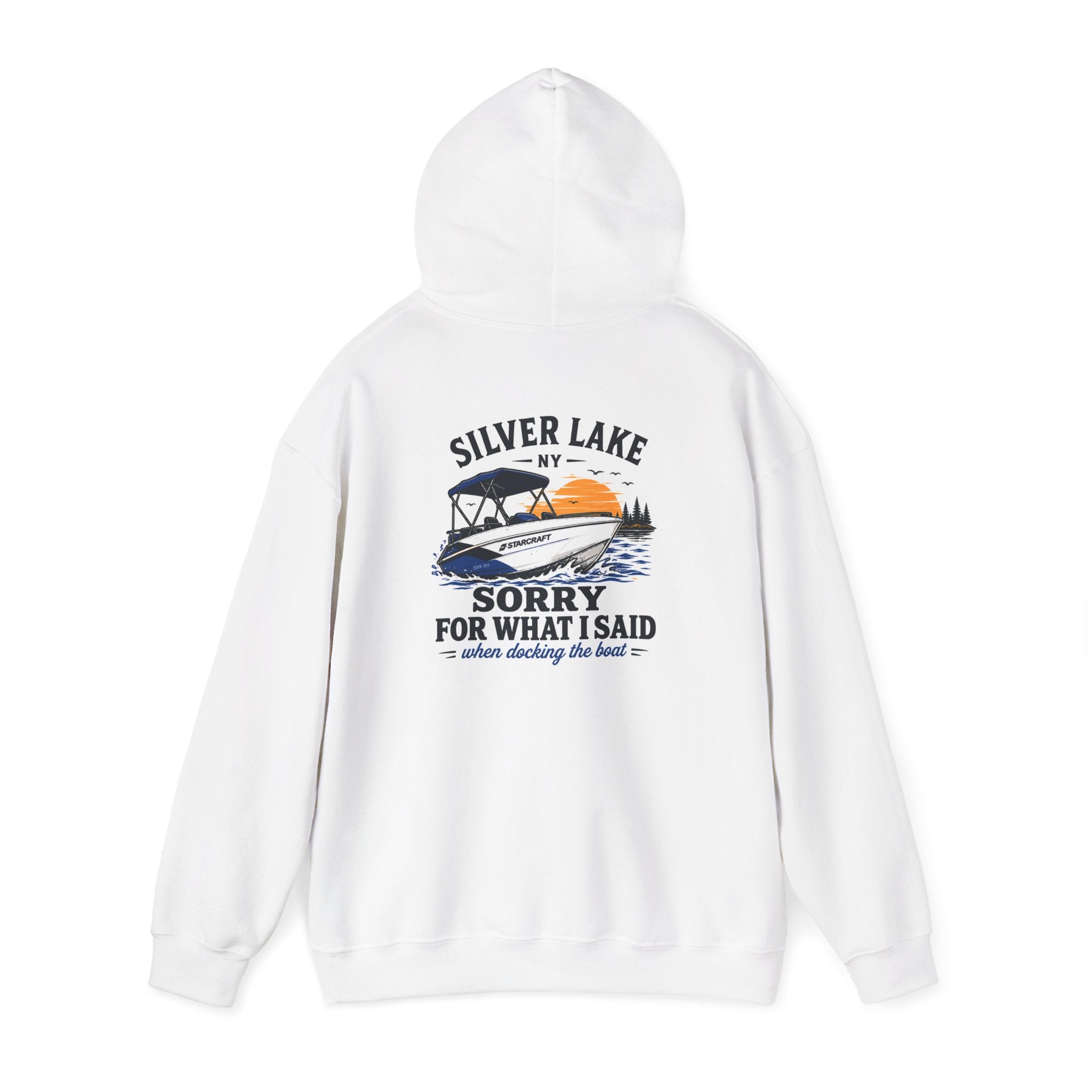 I'm Sorry Silver lake Heavy Blend™ Hooded Sweatshirt