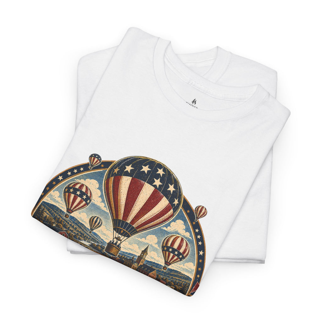 Wellsville NY Balloon Rally 2026 America 250 Vintage Festival T-Shirt