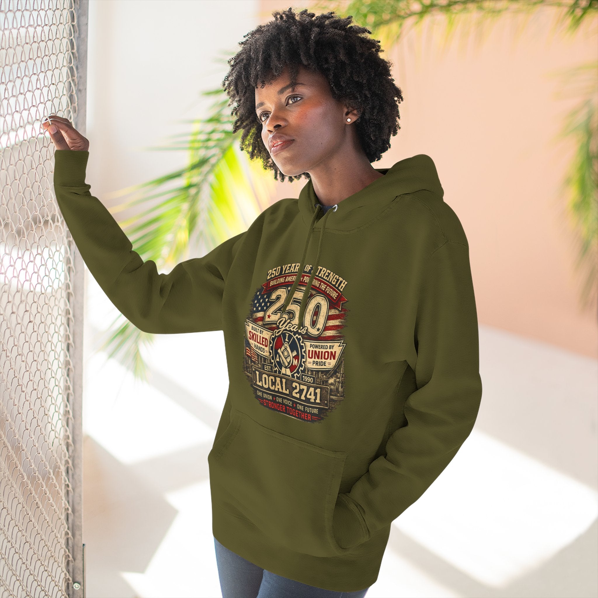 IAM Local 2741 | 250 Years Strong Commemorative Hoodie