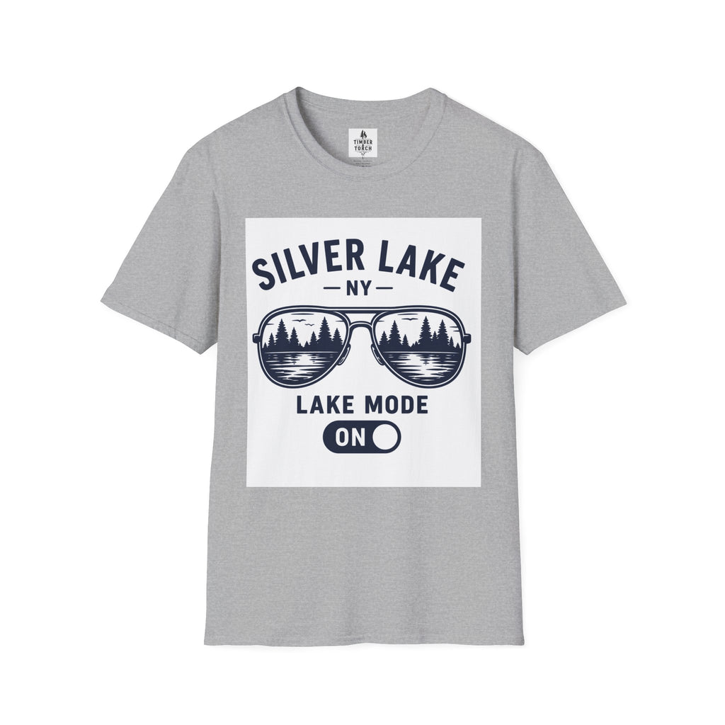 Lake Mode ON Silver Lake Softstyle T-Shirt