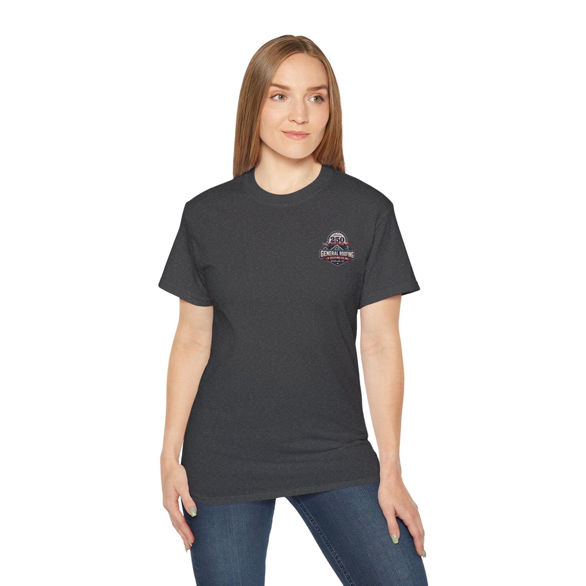 "General Roofing" Patriotic Logo T‑Shirt