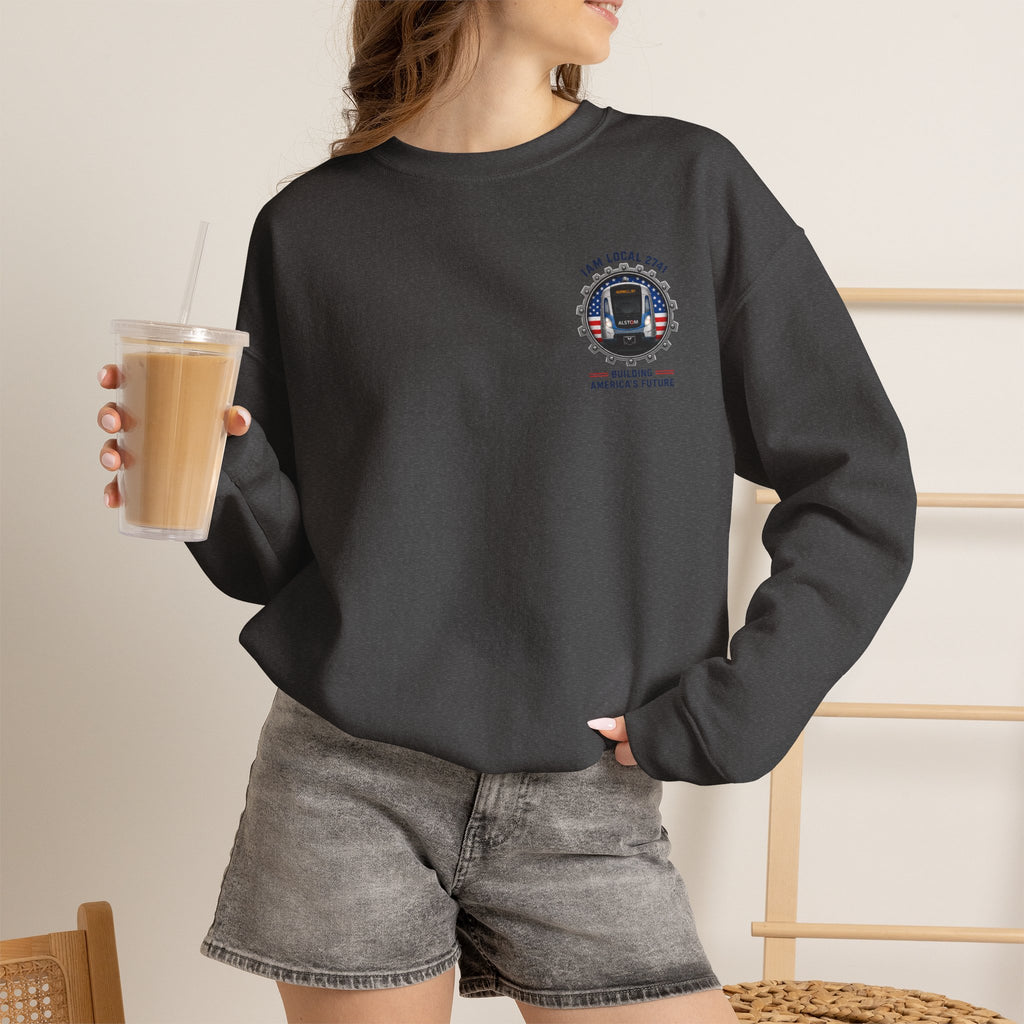 Union Pride Sweatshirt — "I Am Local 2741" 250 Years American Innovators Crewneck