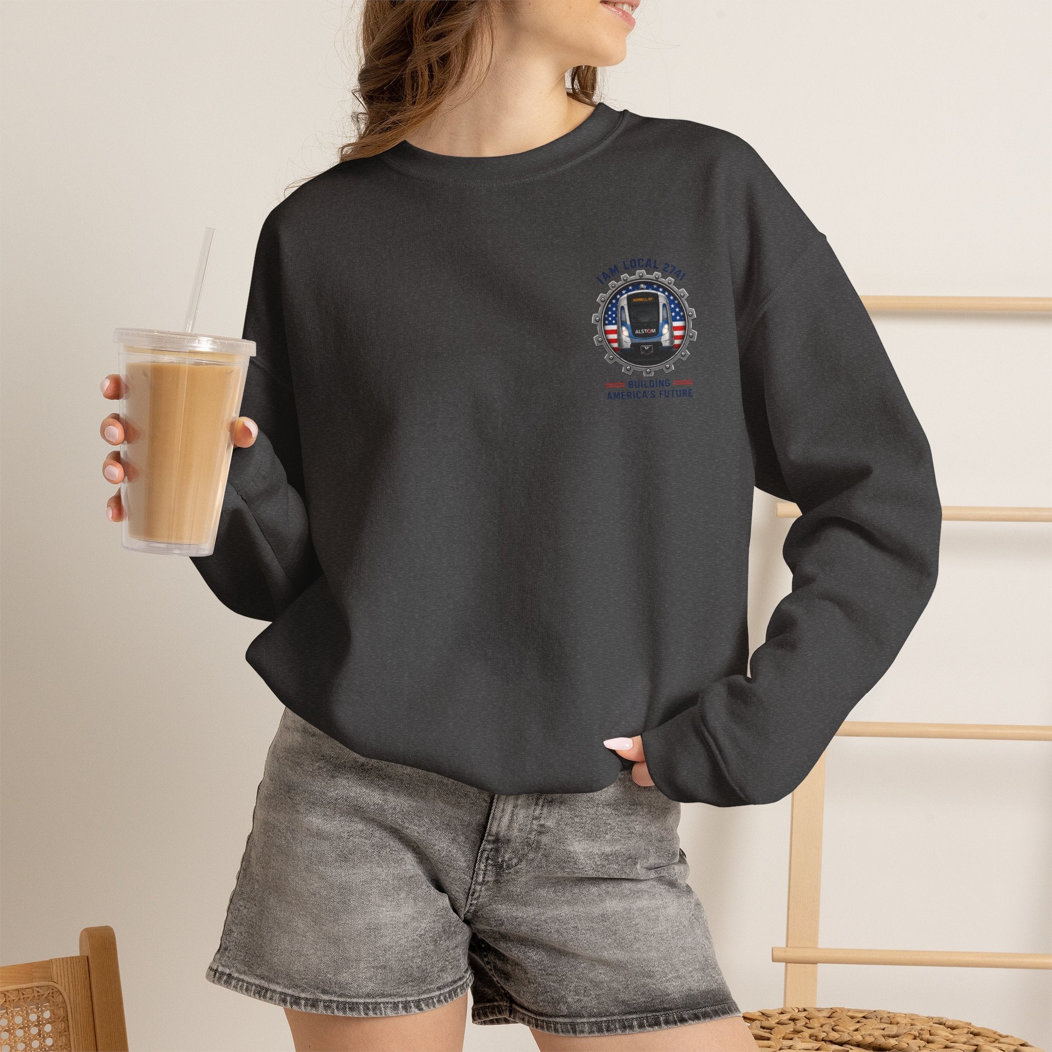 Union Pride Sweatshirt — "I Am Local 2741" 250 Years American Innovators Crewneck