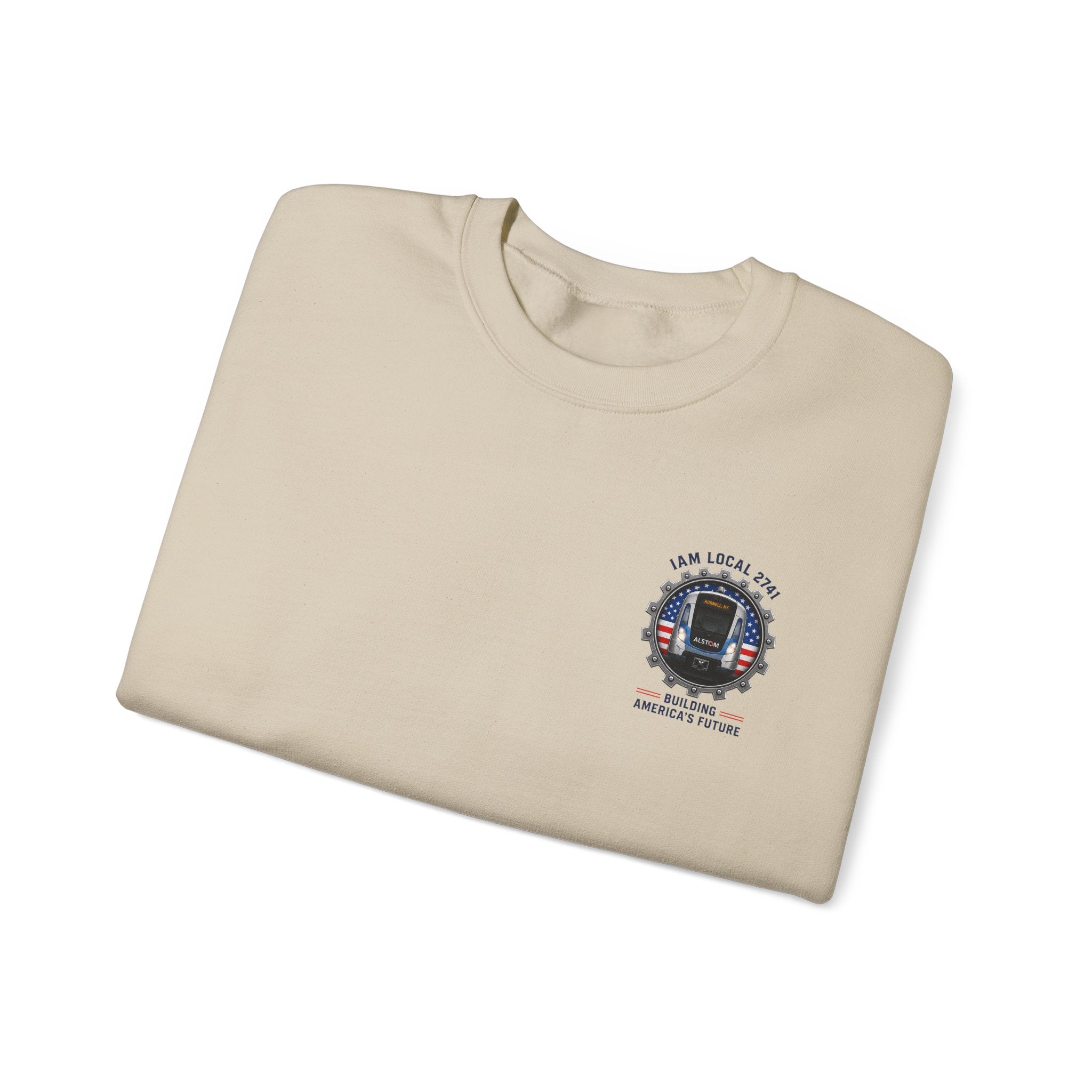 Union Pride Sweatshirt — "I Am Local 2741" 250 Years American Innovators Crewneck