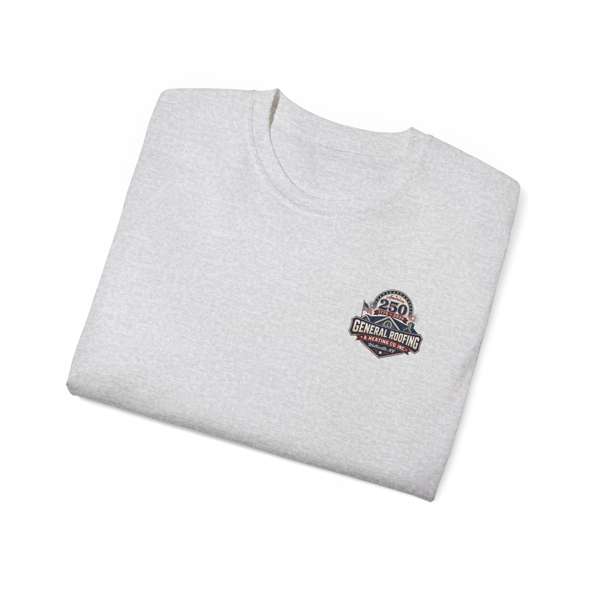 "General Roofing" Patriotic Logo T‑Shirt