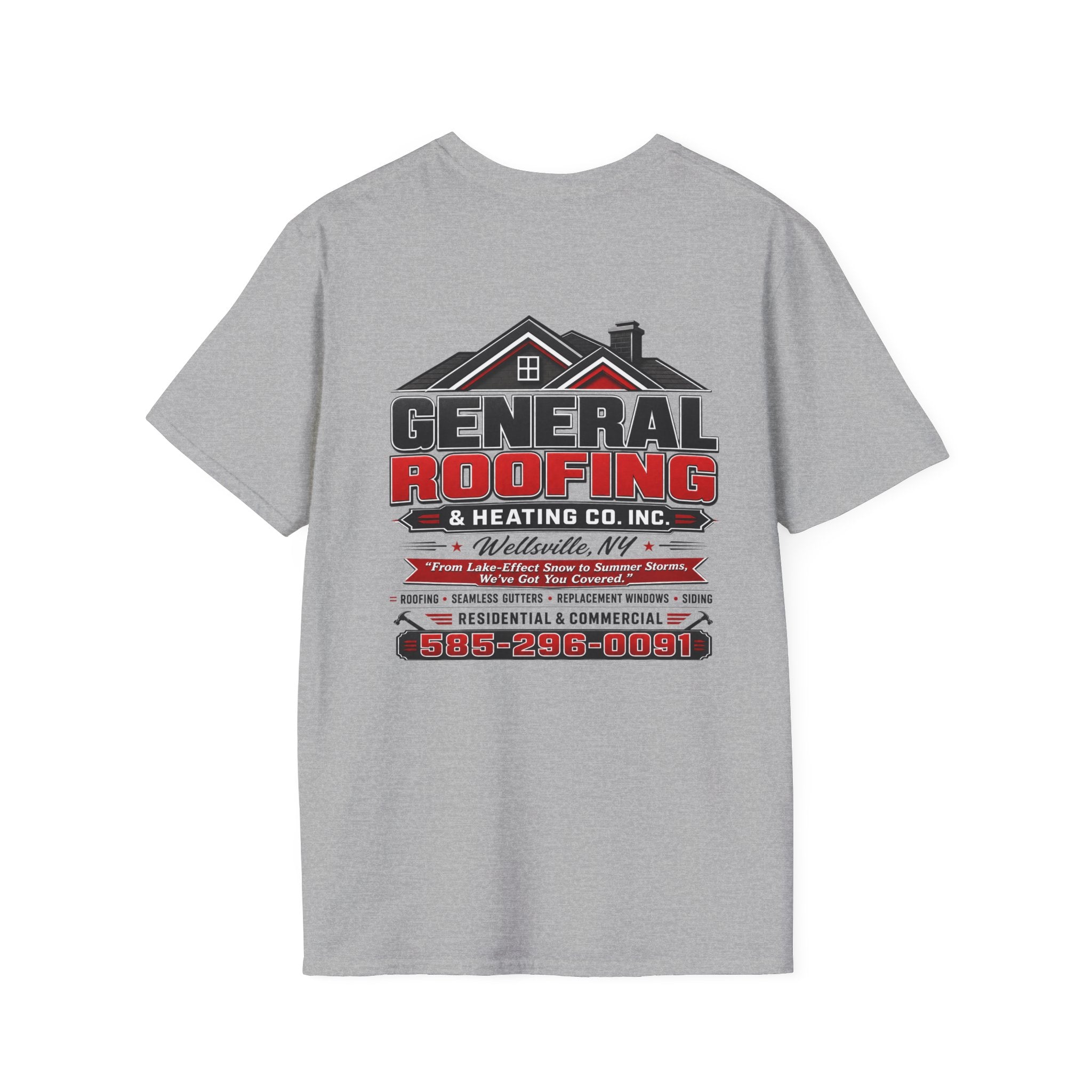 "General Roofing" Logo Tee | Construction Trades Workwear