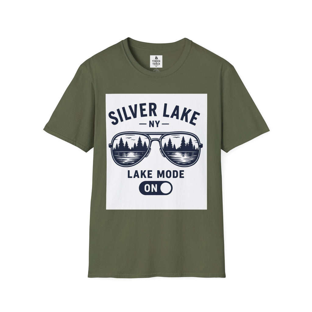 Lake Mode ON Silver Lake Softstyle T-Shirt