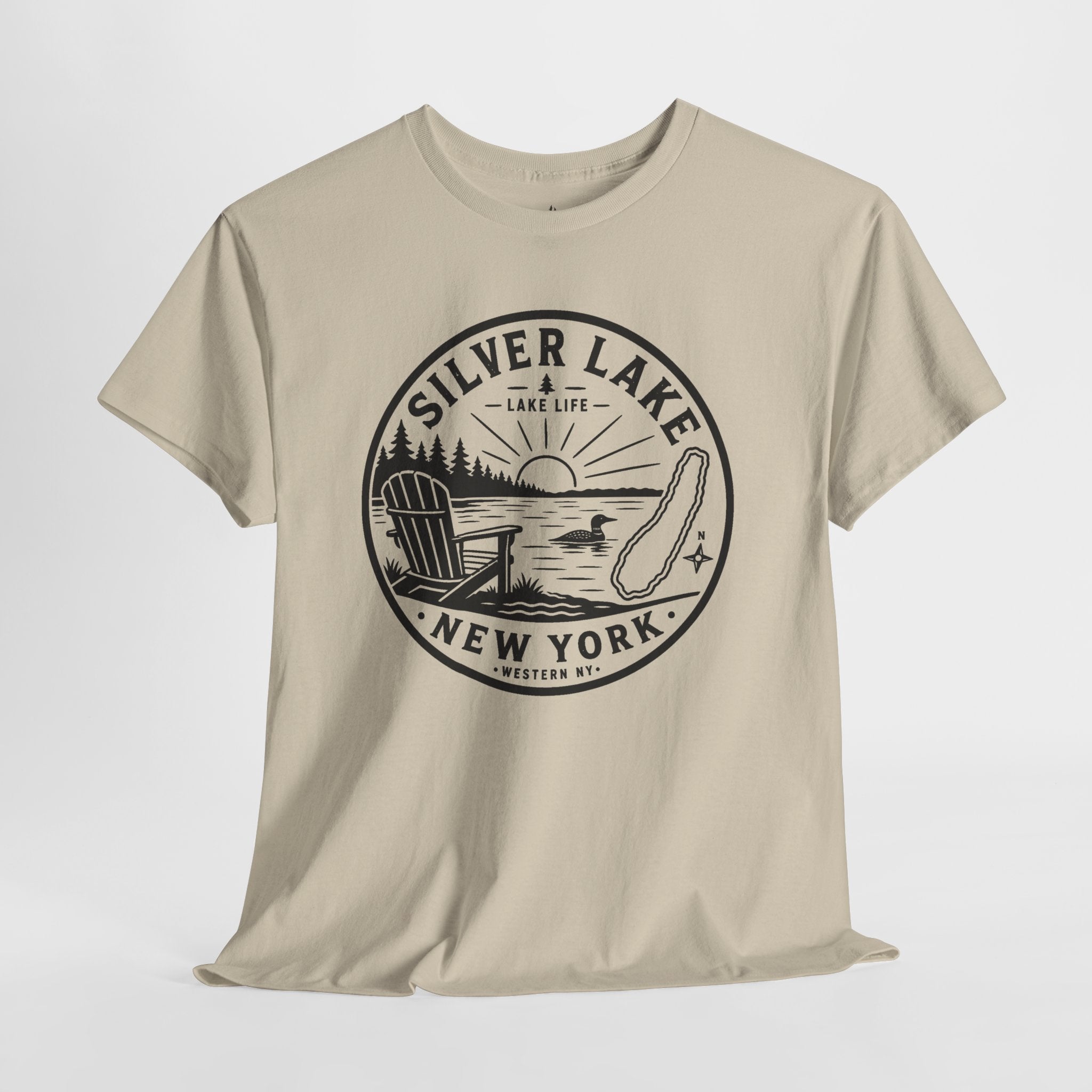 Silver Lake New York Lake Life T-Shirt