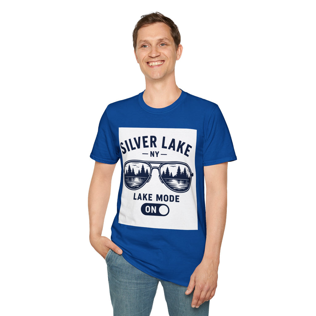Lake Mode ON Silver Lake Softstyle T-Shirt