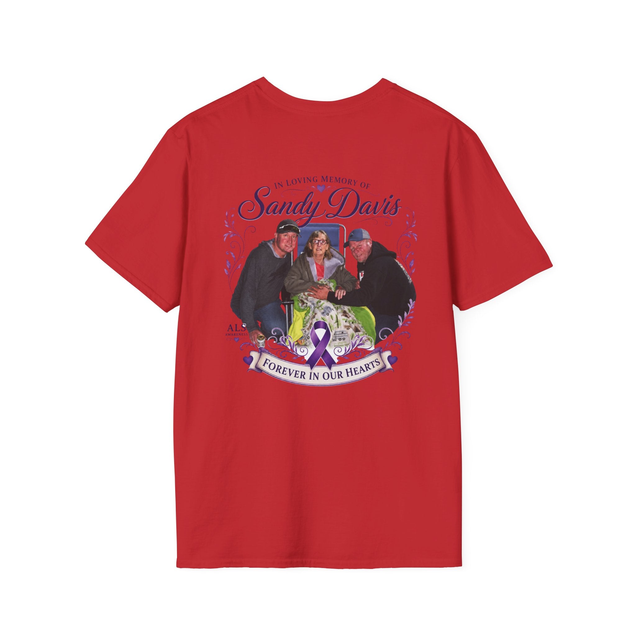 'Sandy Davis' Memorial Ribbon  Tee