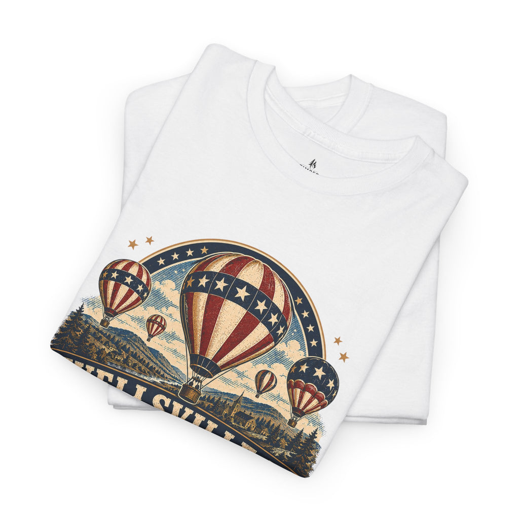 Balloon Rally T‑Shirt - Wellsville NY 2026 Hot Air Balloon Rally Vintage Festival Tee