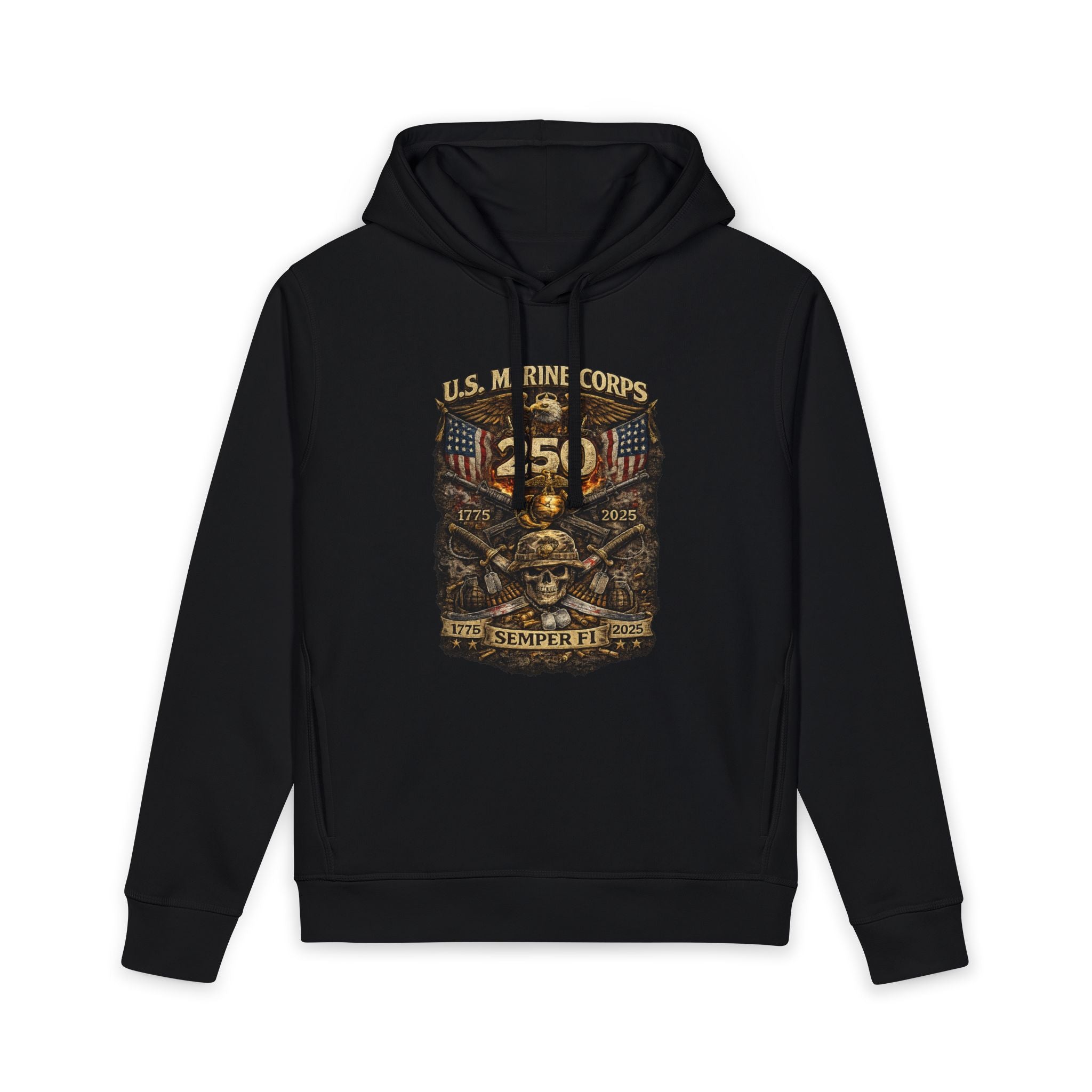 U.S. Marine Corps 250 Years Semper Fi Organic Hoodie