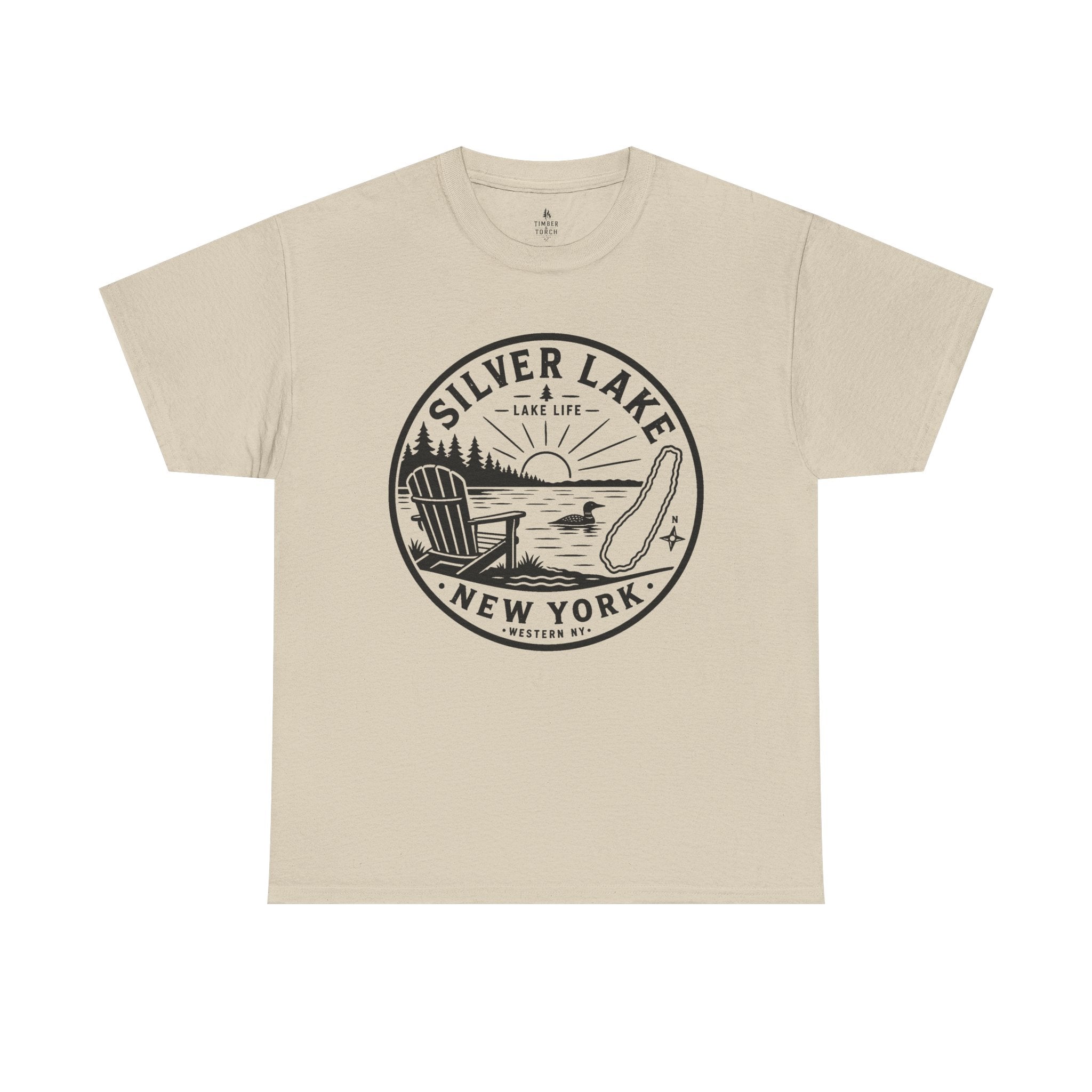 Silver Lake New York Lake Life T-Shirt