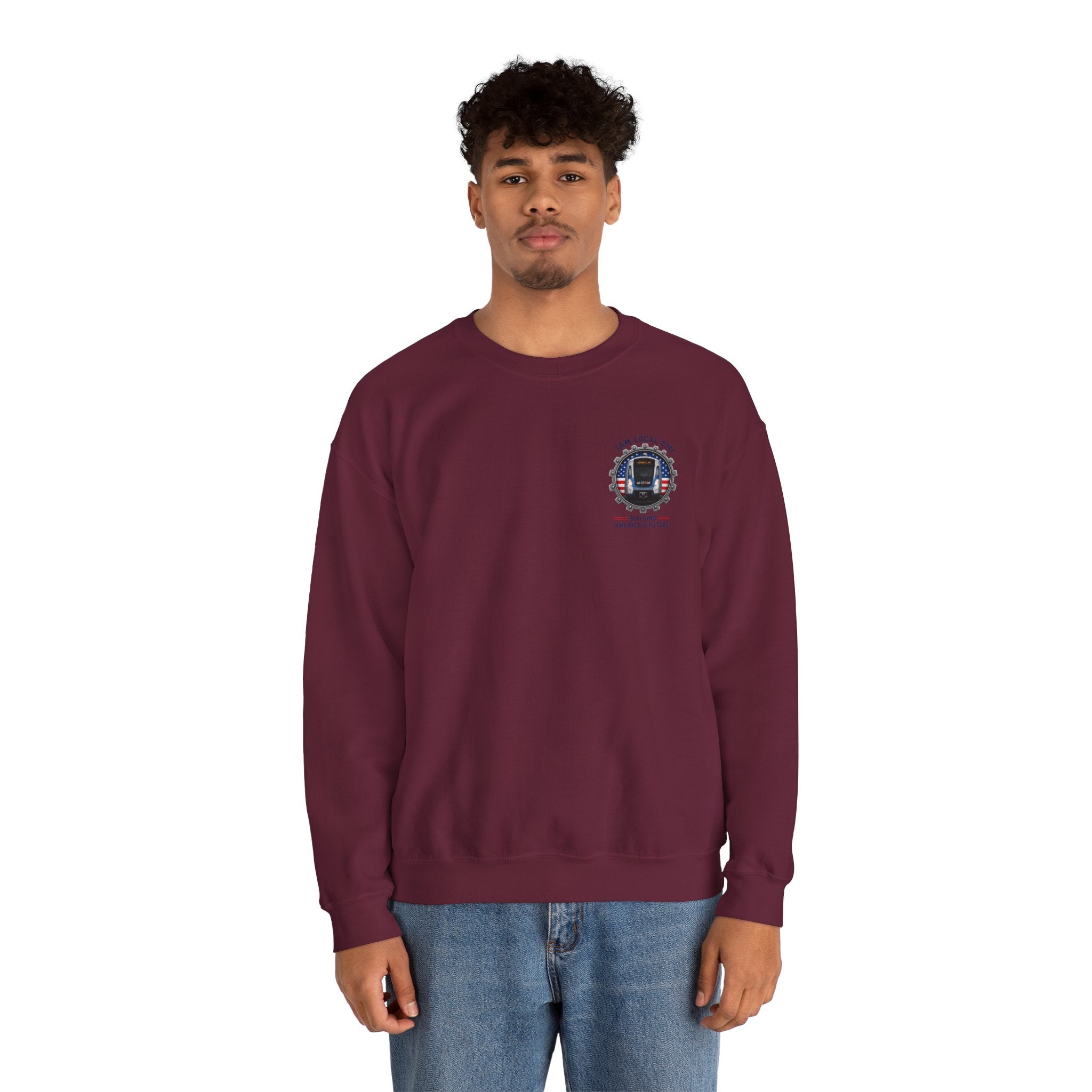 Union Pride Sweatshirt — "I Am Local 2741" 250 Years American Innovators Crewneck