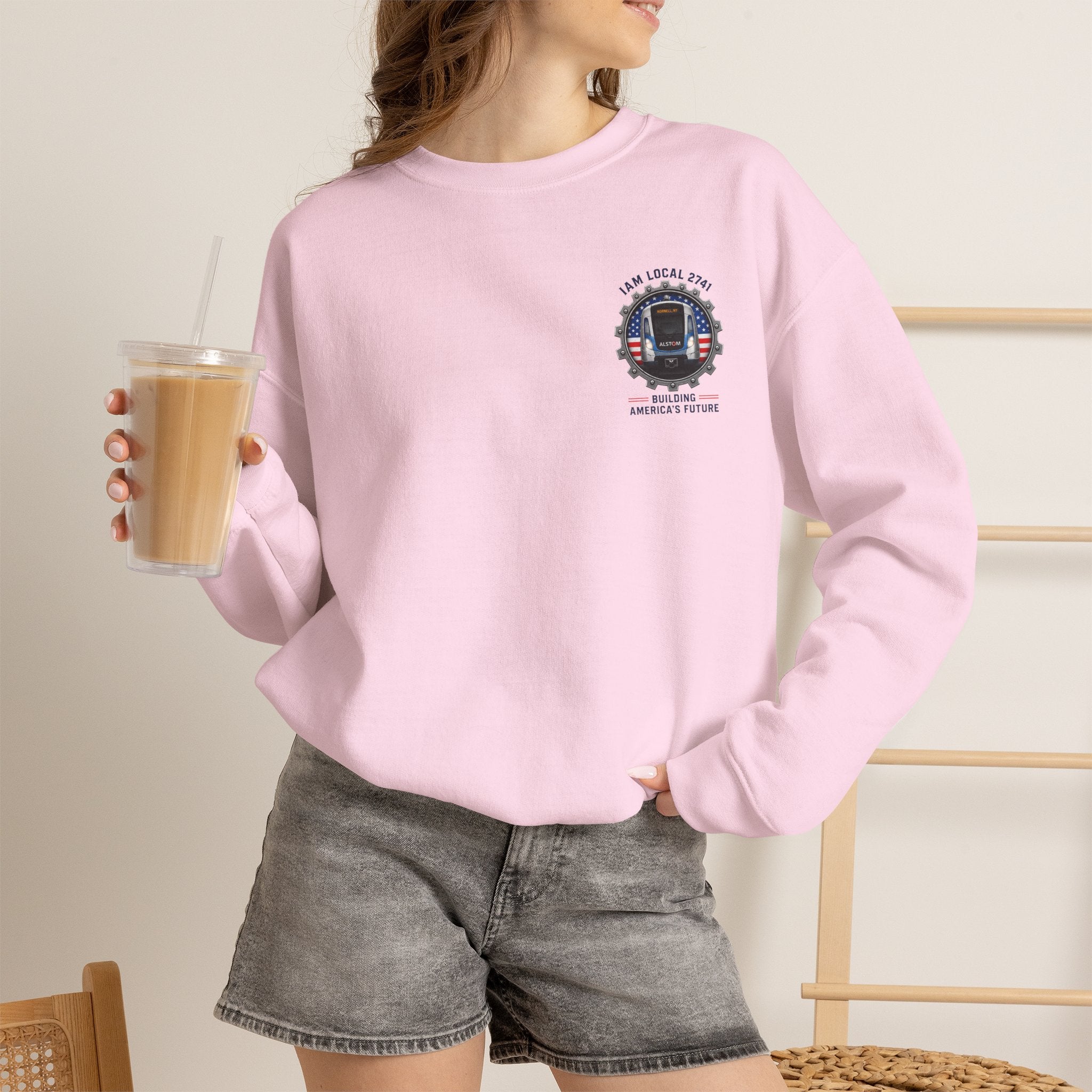 Union Pride Sweatshirt — "I Am Local 2741" 250 Years American Innovators Crewneck