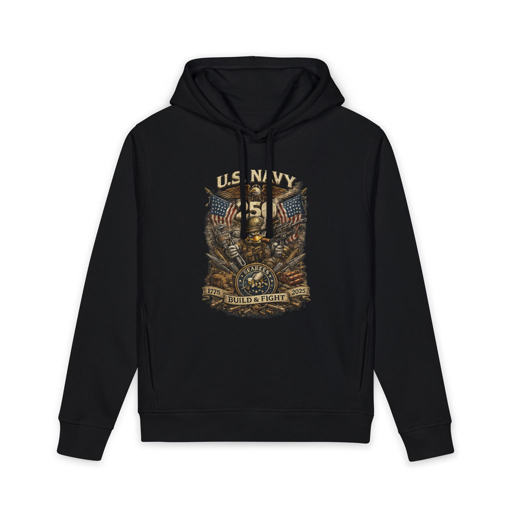US Navy Vintage Crest Hoodie – Proud Sailor Military Emblem