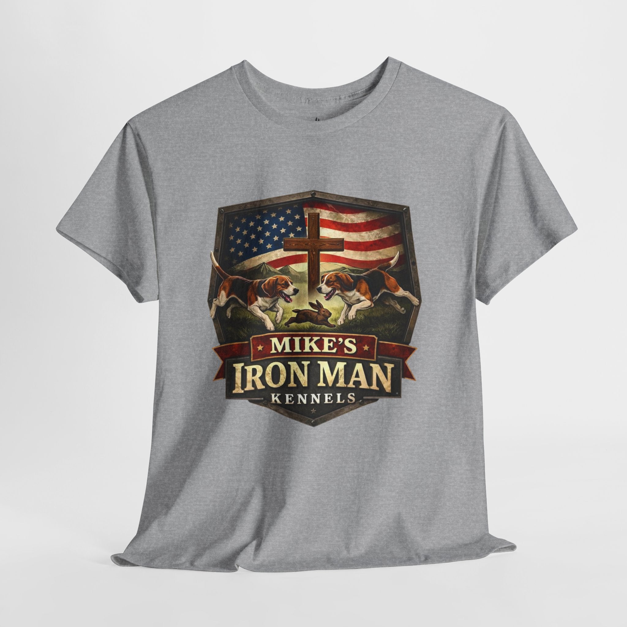 Mike’s Iron Man Kennels Patriotic Dog Lover Tee