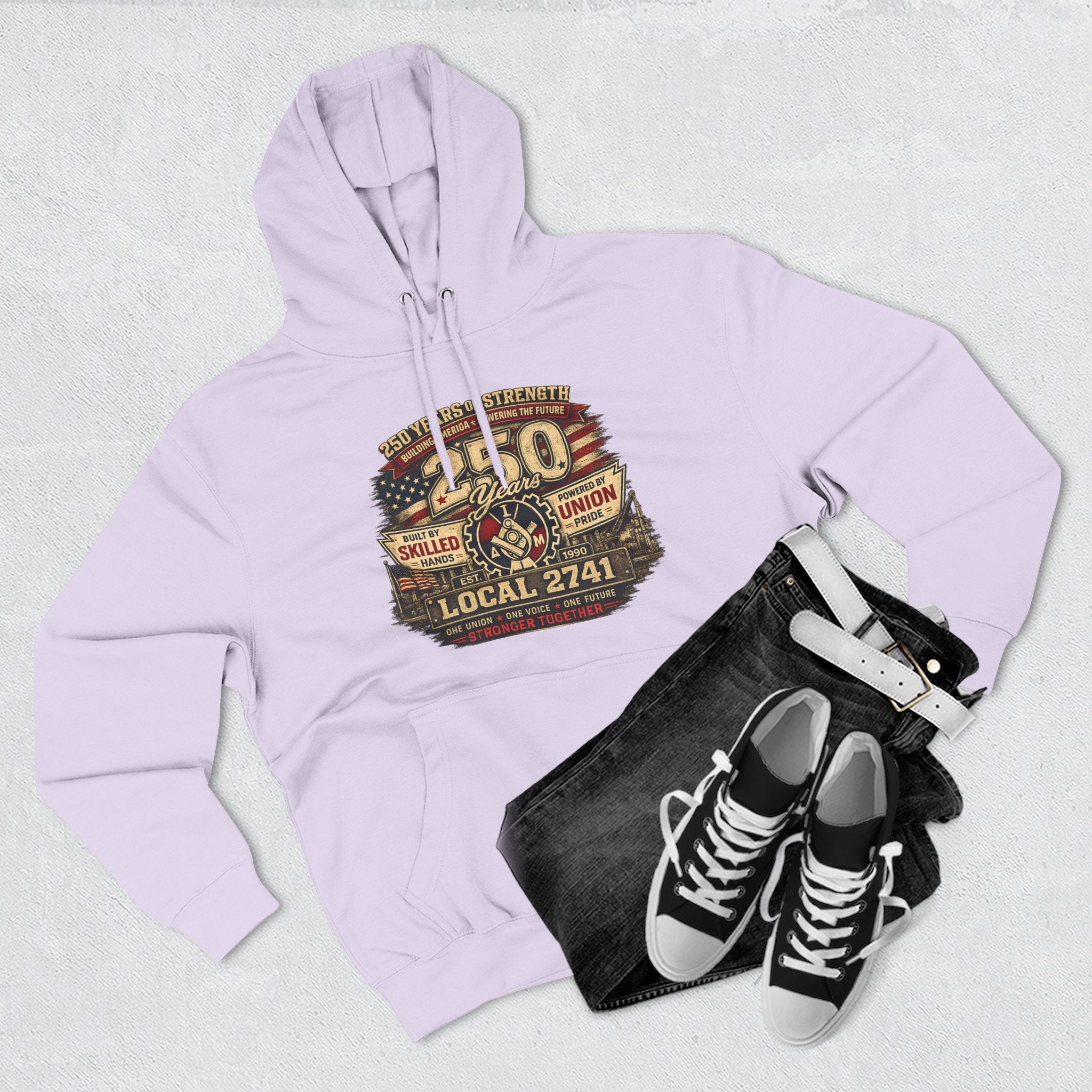 IAM Local 2741 | 250 Years Strong Commemorative Hoodie