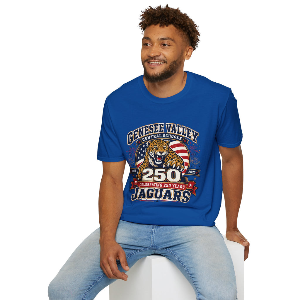 Genesee Valley Jaguars 250th Anniversary T-Shirt