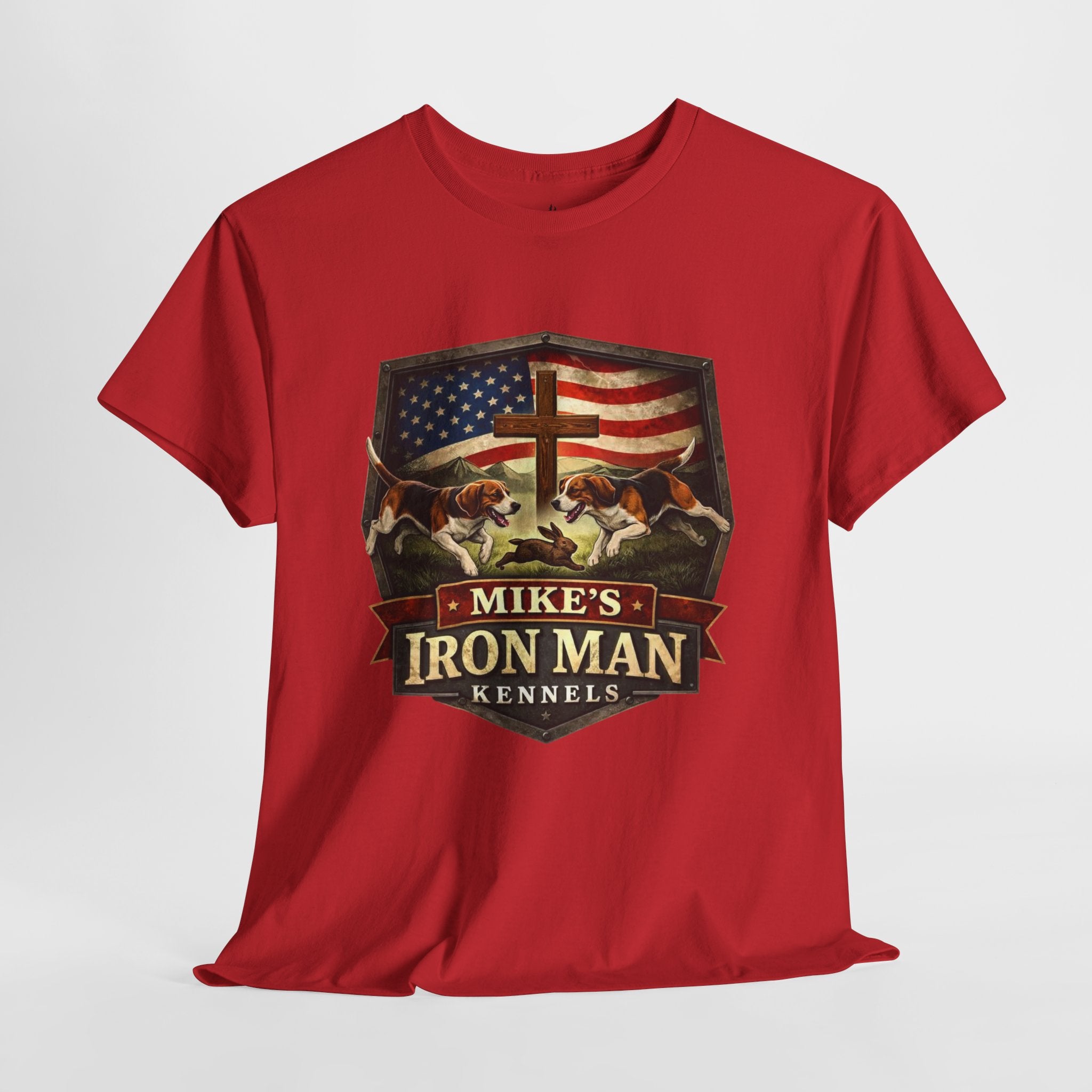 Mike’s Iron Man Kennels Patriotic Dog Lover Tee