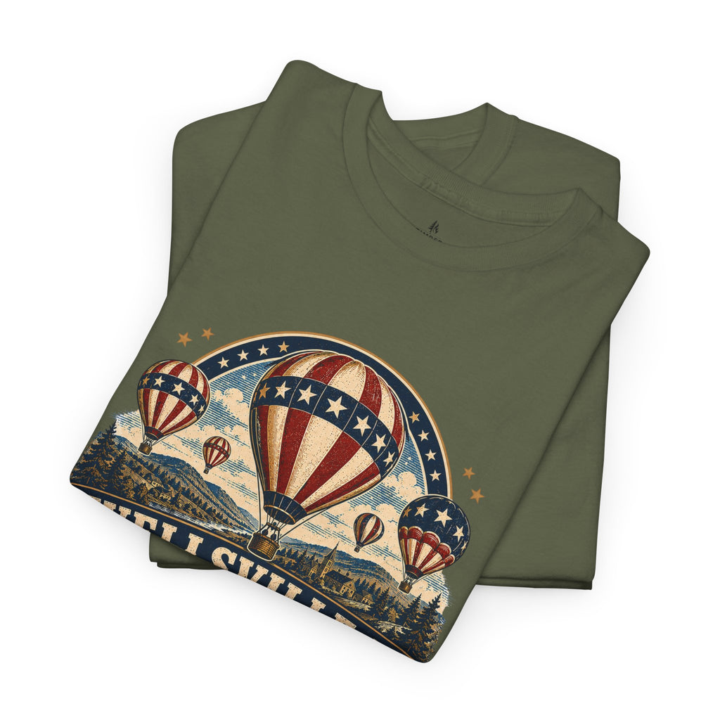 Balloon Rally T‑Shirt - Wellsville NY 2026 Hot Air Balloon Rally Vintage Festival Tee
