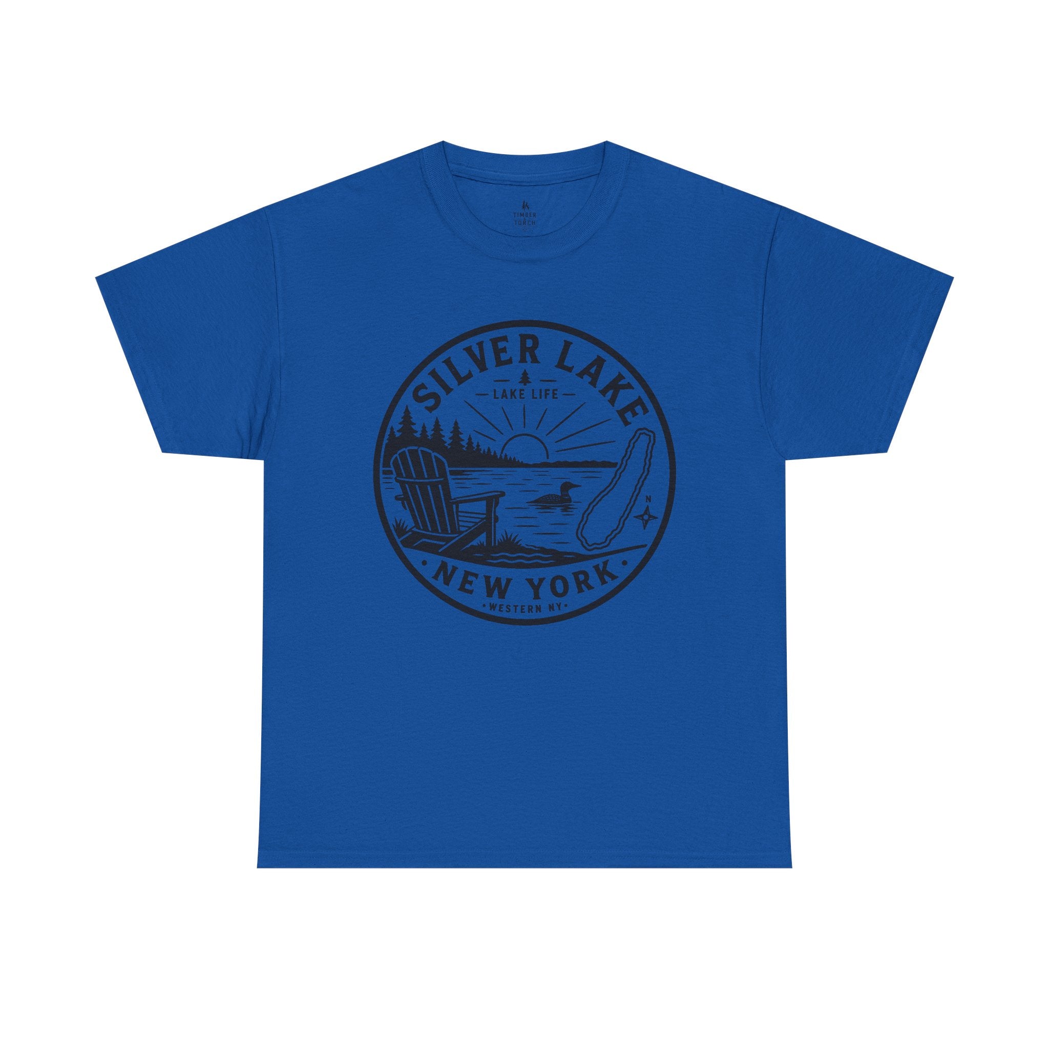 Silver Lake New York Lake Life T-Shirt