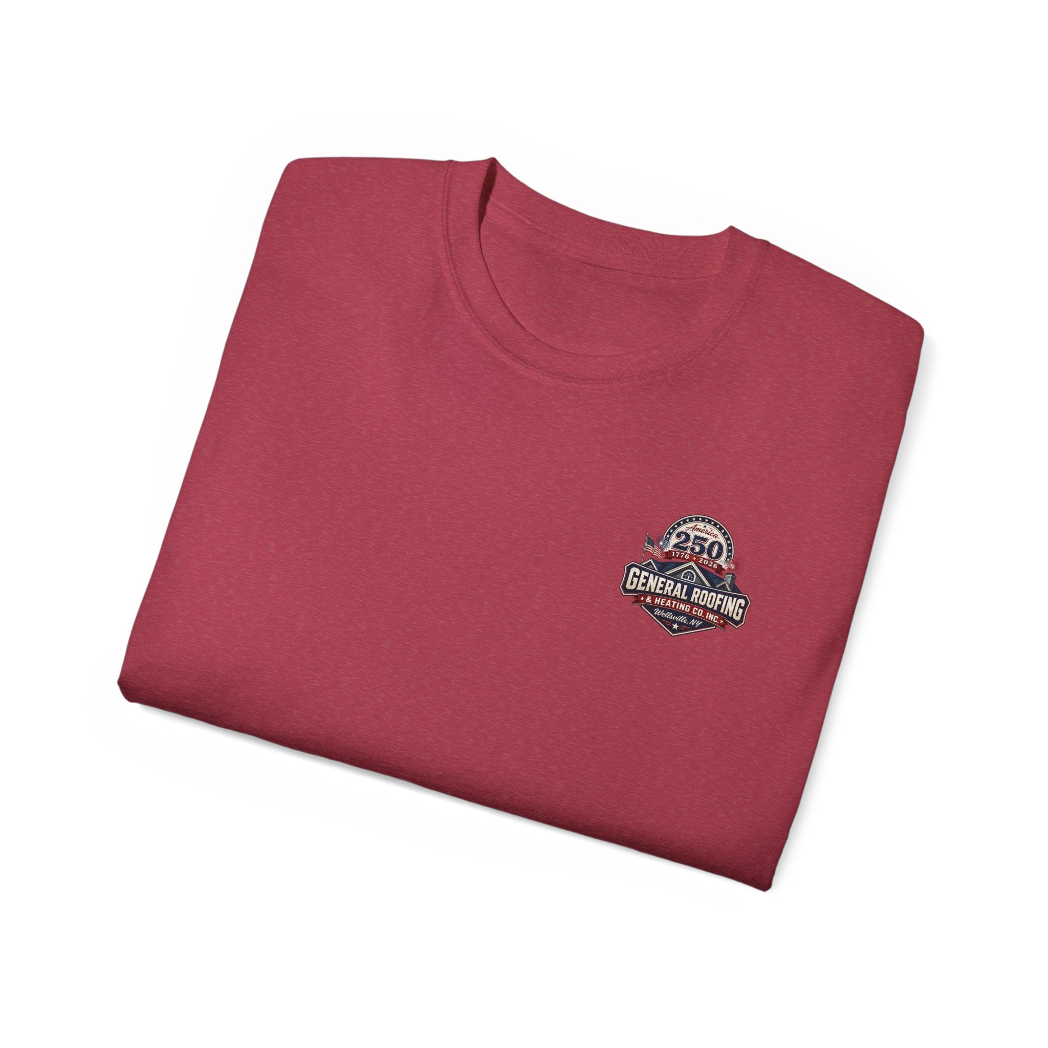 "General Roofing" Patriotic Logo T‑Shirt