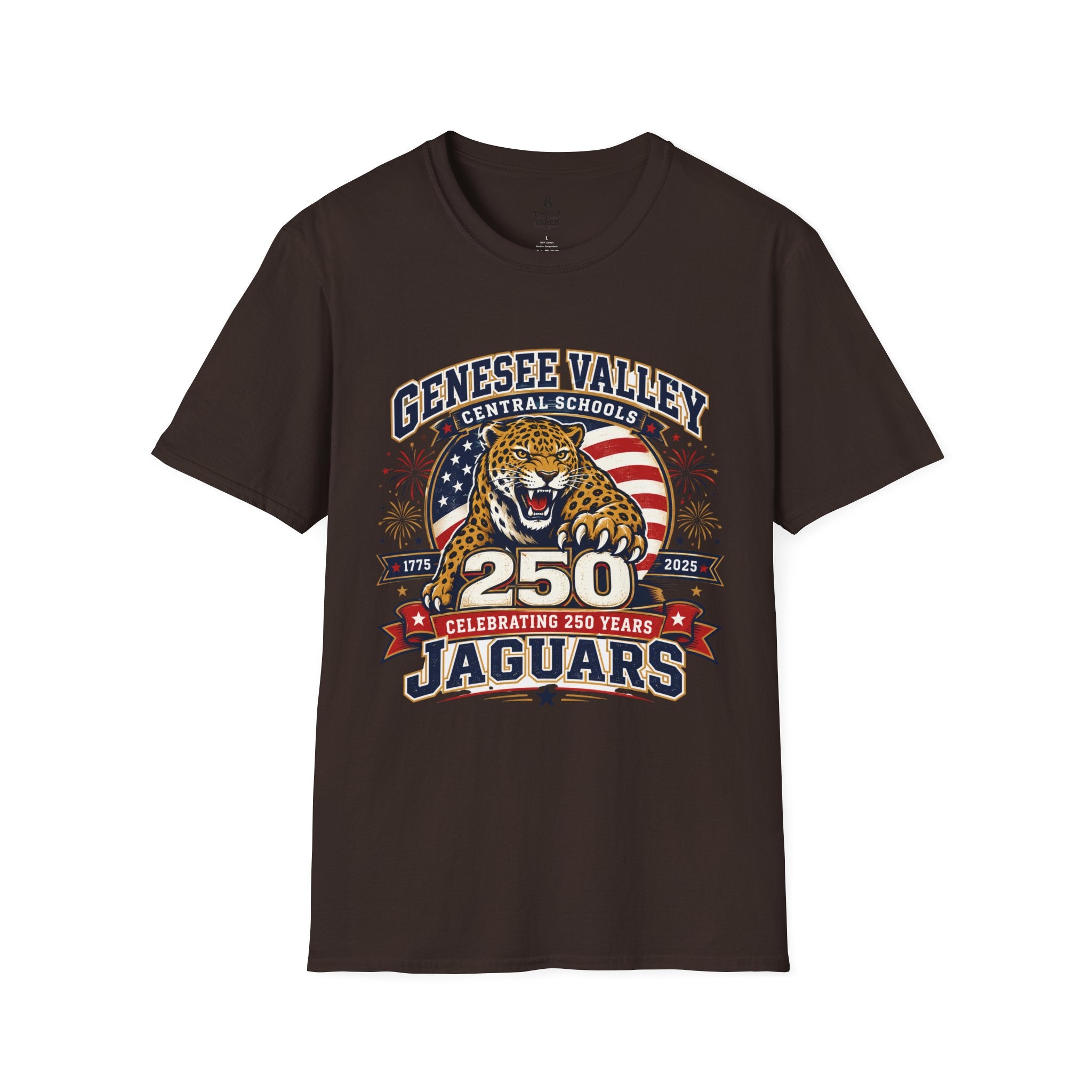 Genesee Valley Jaguars 250th Anniversary T-Shirt