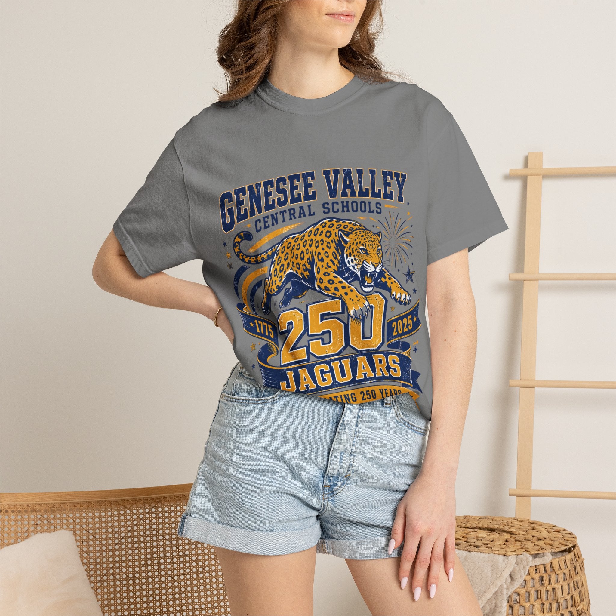 Genesee Valley Jaguars 250th Anniversary T-Shirt