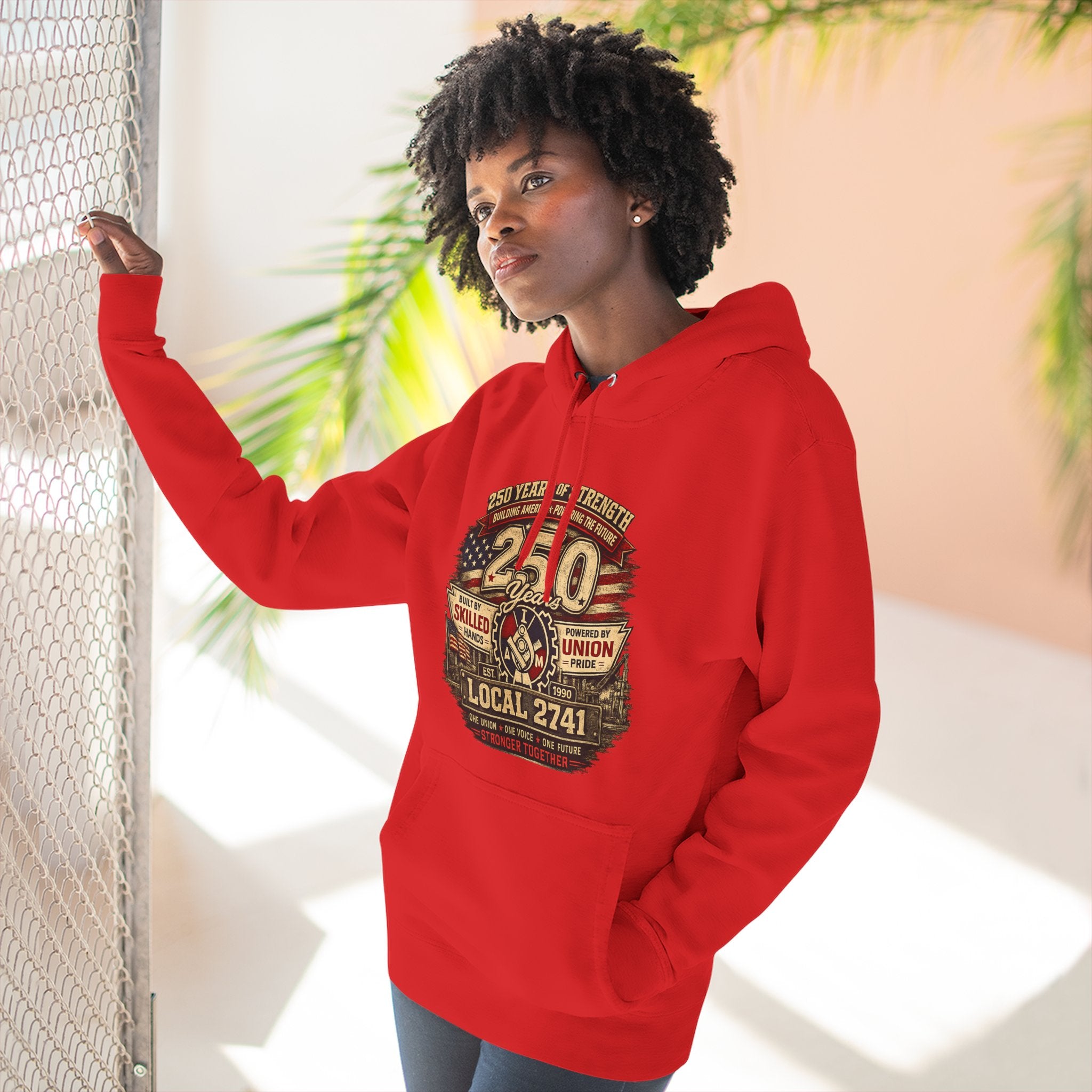 IAM Local 2741 | 250 Years Strong Commemorative Hoodie