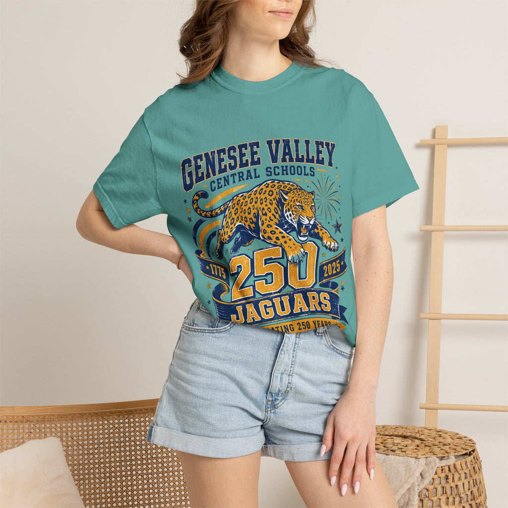 Genesee Valley Jaguars 250th Anniversary T-Shirt