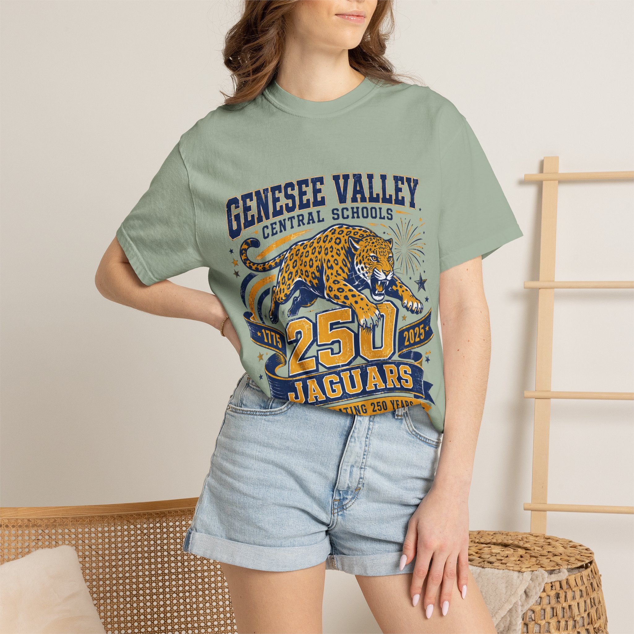 Genesee Valley Jaguars 250th Anniversary T-Shirt