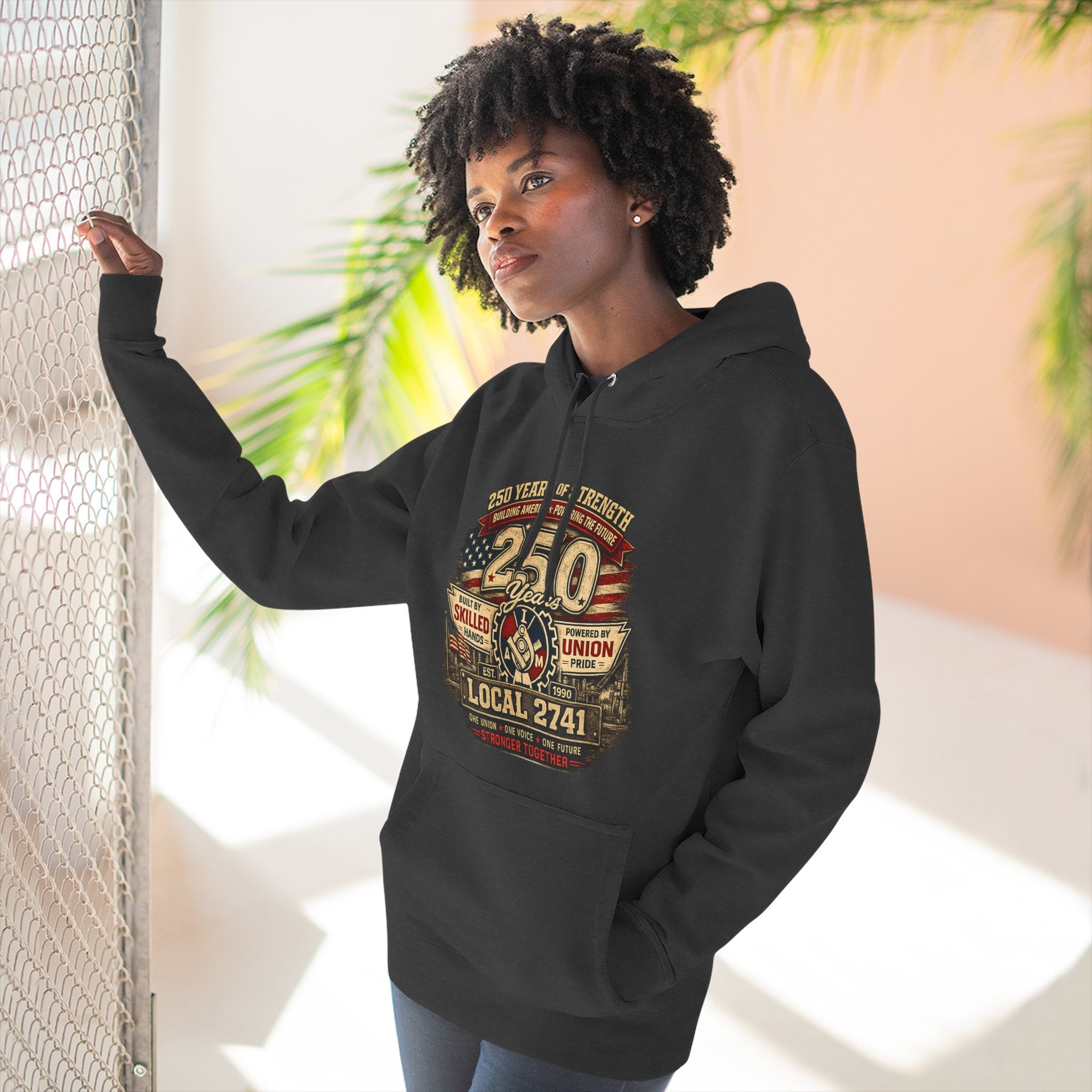 IAM Local 2741 | 250 Years Strong Commemorative Hoodie