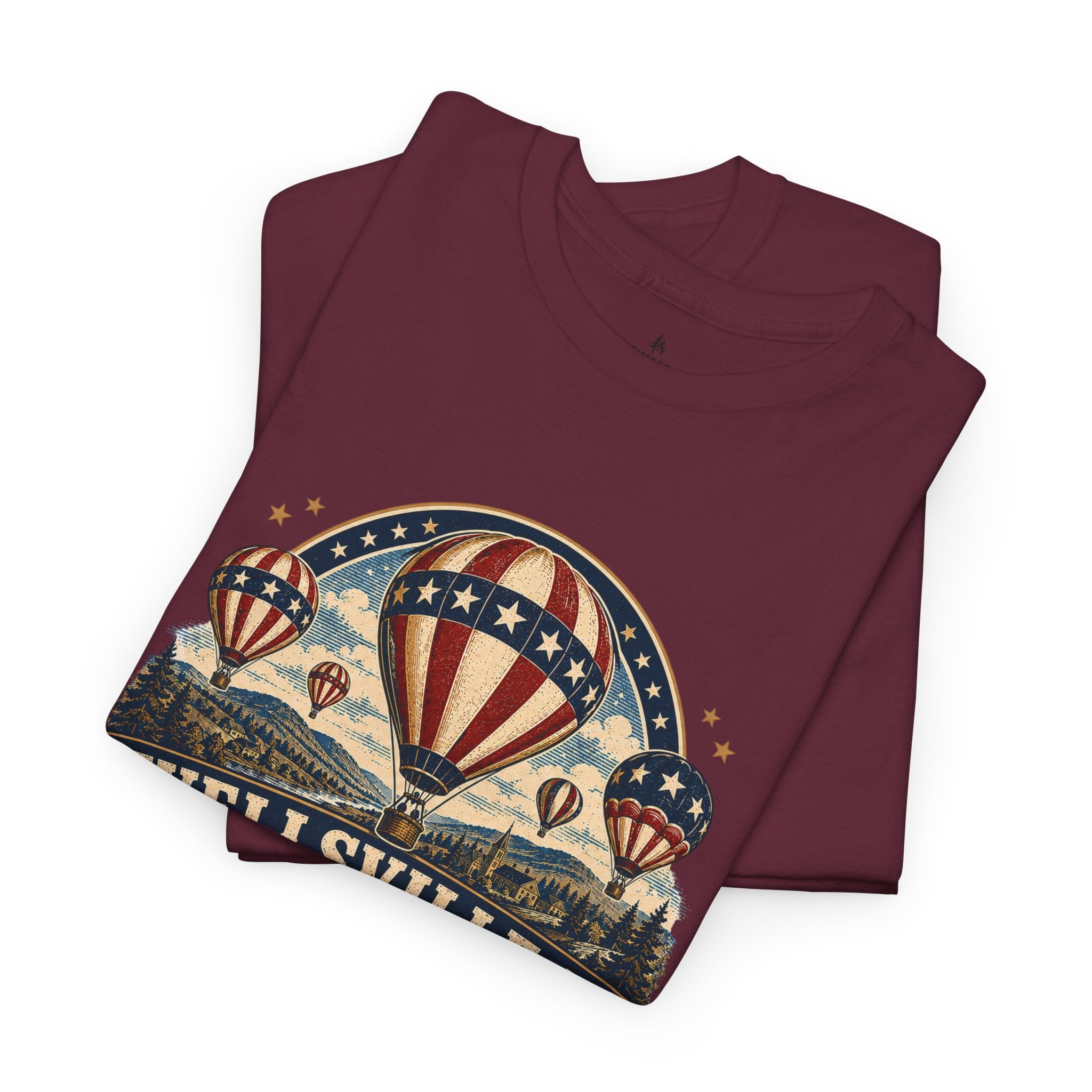 Balloon Rally T‑Shirt - Wellsville NY 2026 Hot Air Balloon Rally Vintage Festival Tee
