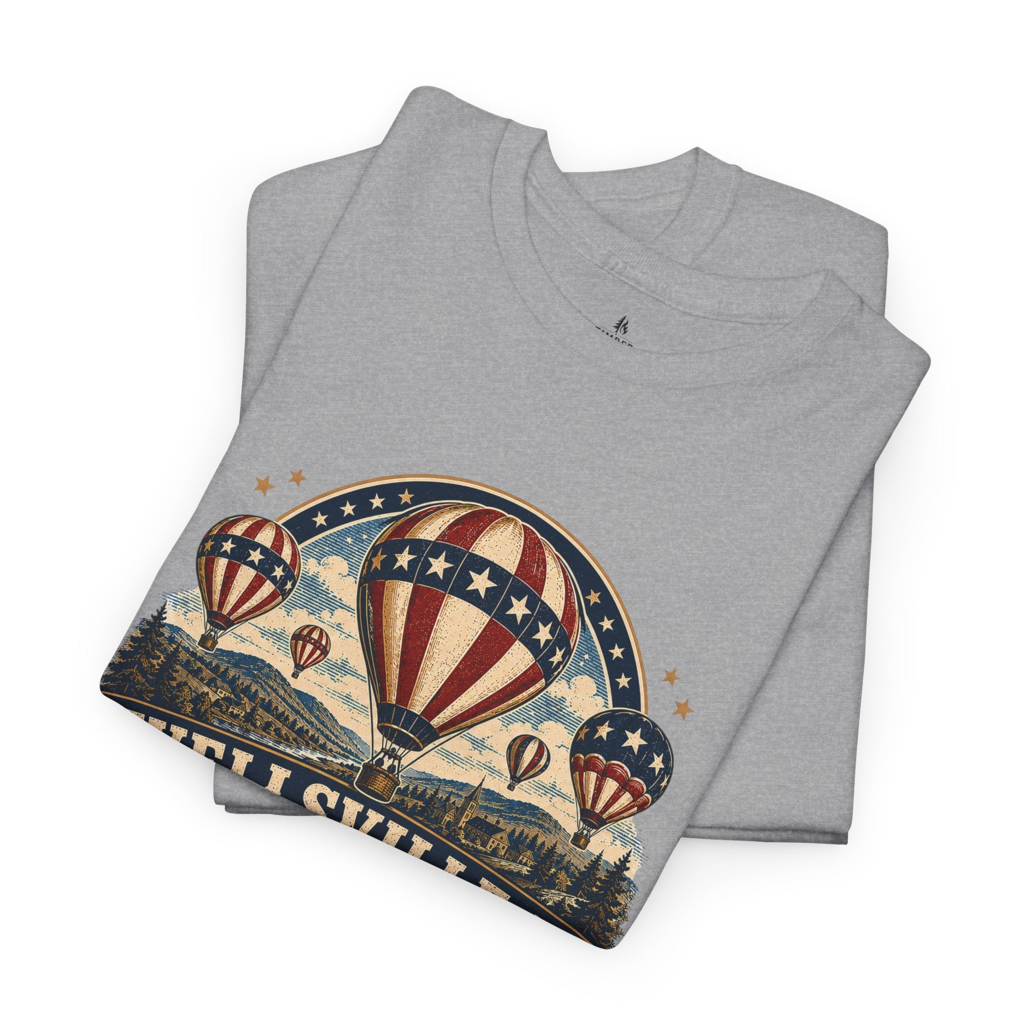 Balloon Rally T‑Shirt - Wellsville NY 2026 Hot Air Balloon Rally Vintage Festival Tee