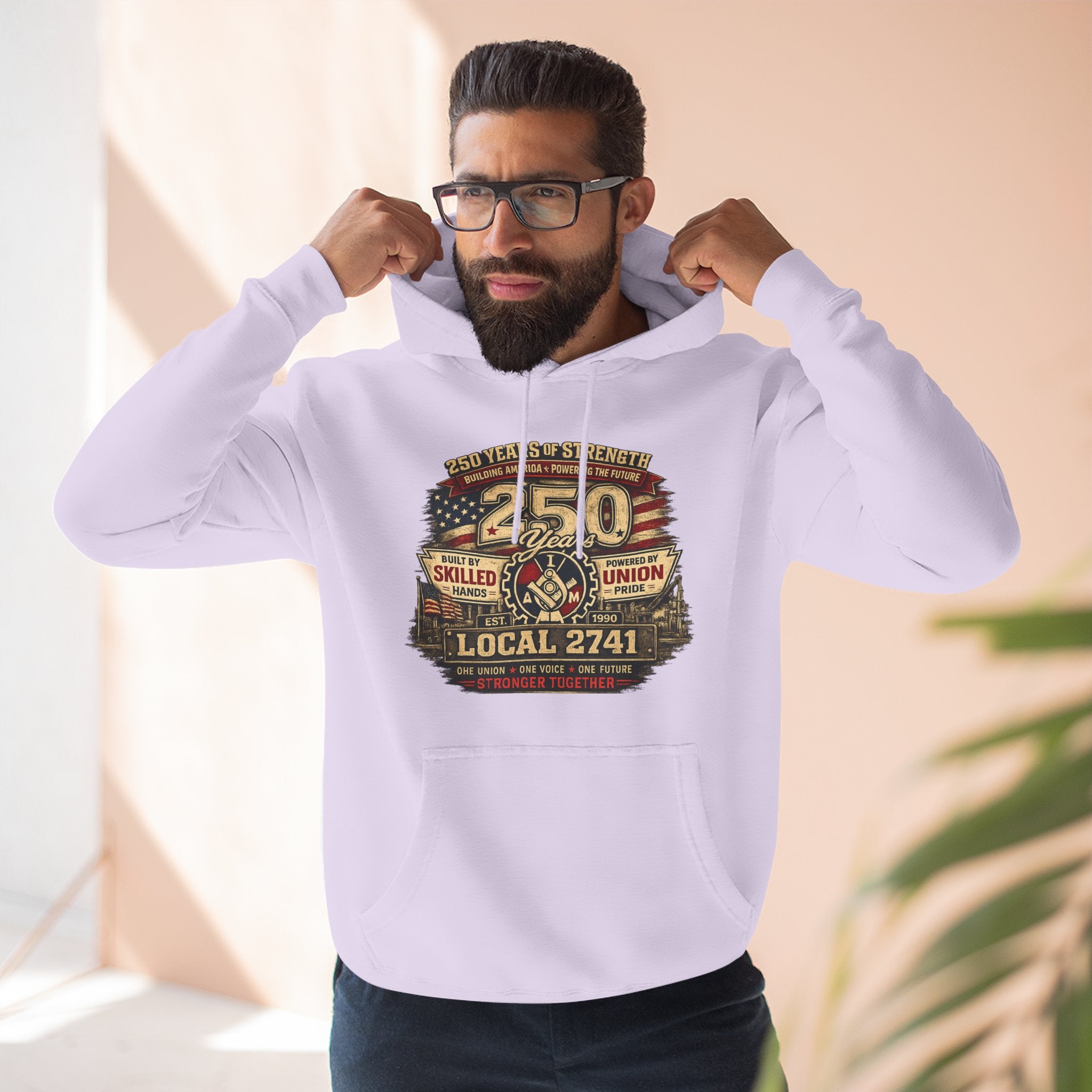 IAM Local 2741 | 250 Years Strong Commemorative Hoodie