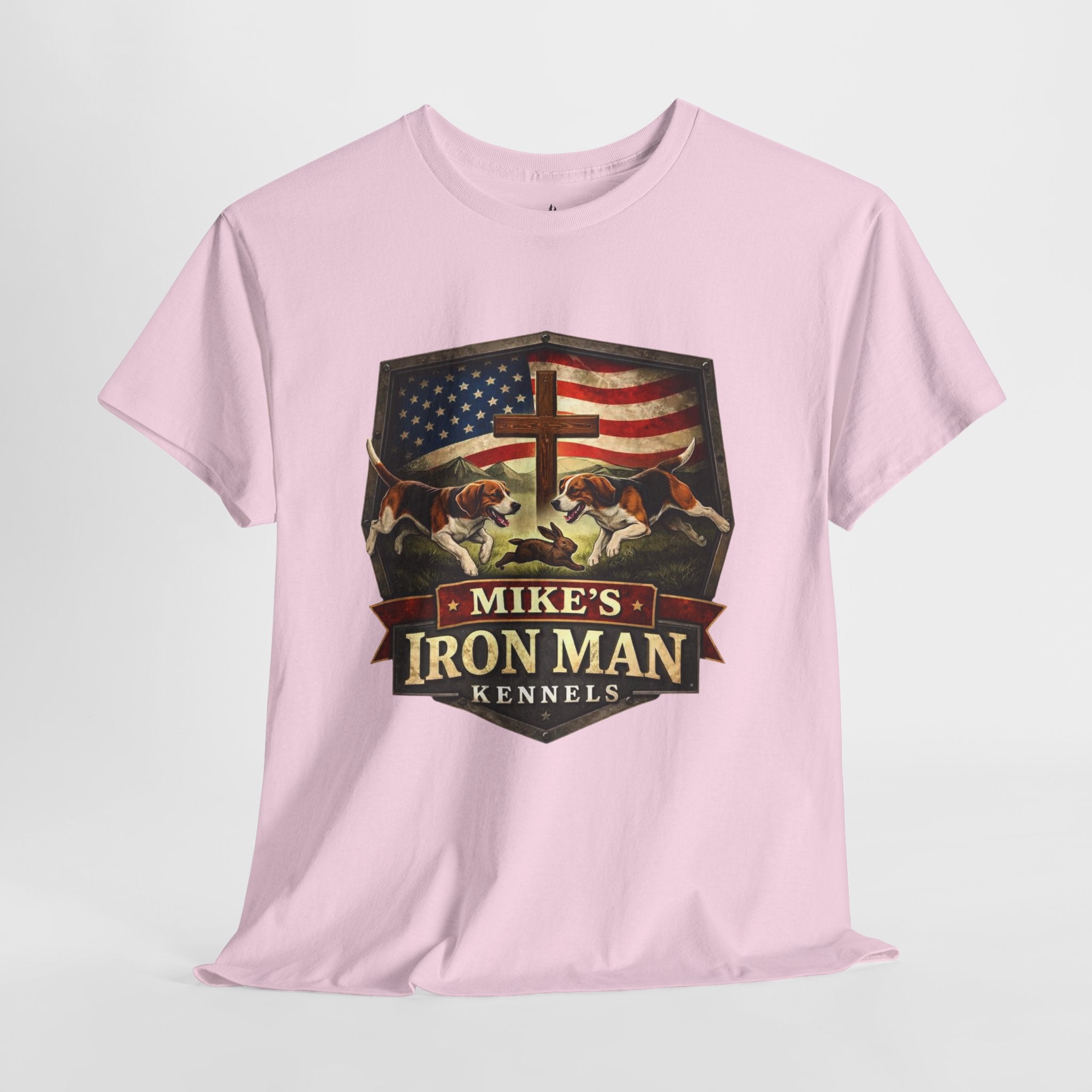 Mike’s Iron Man Kennels Patriotic Dog Lover Tee