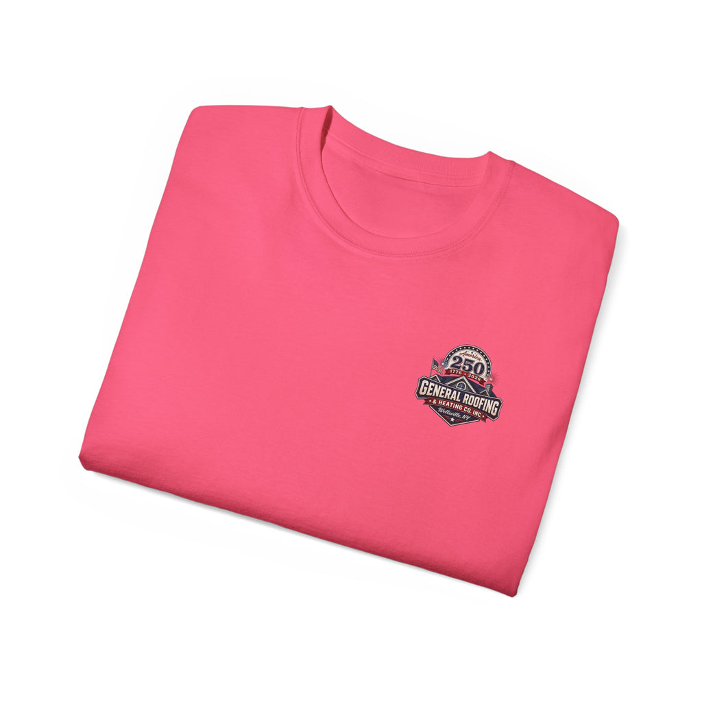 "General Roofing" Patriotic Logo T‑Shirt