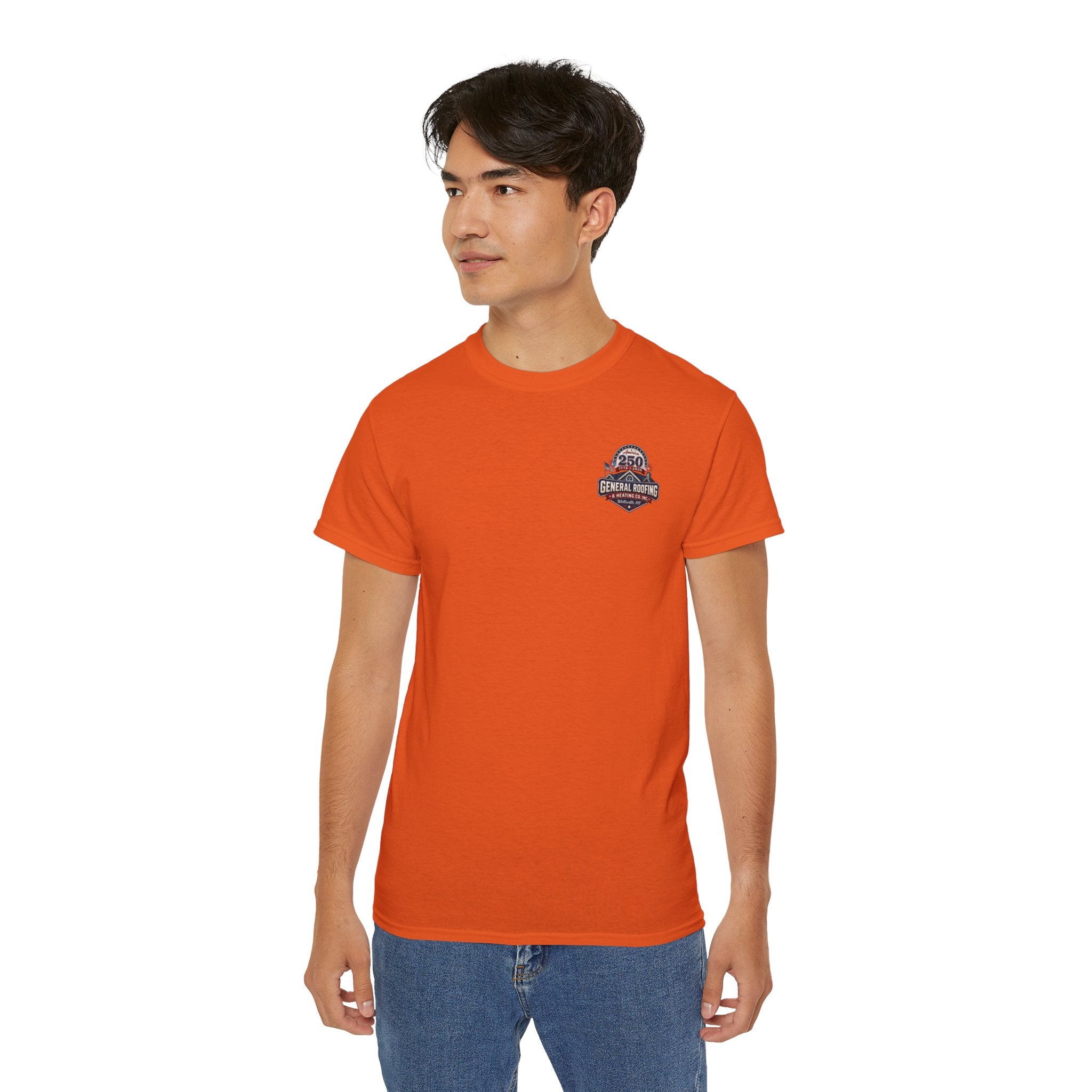 "General Roofing" Patriotic Logo T‑Shirt