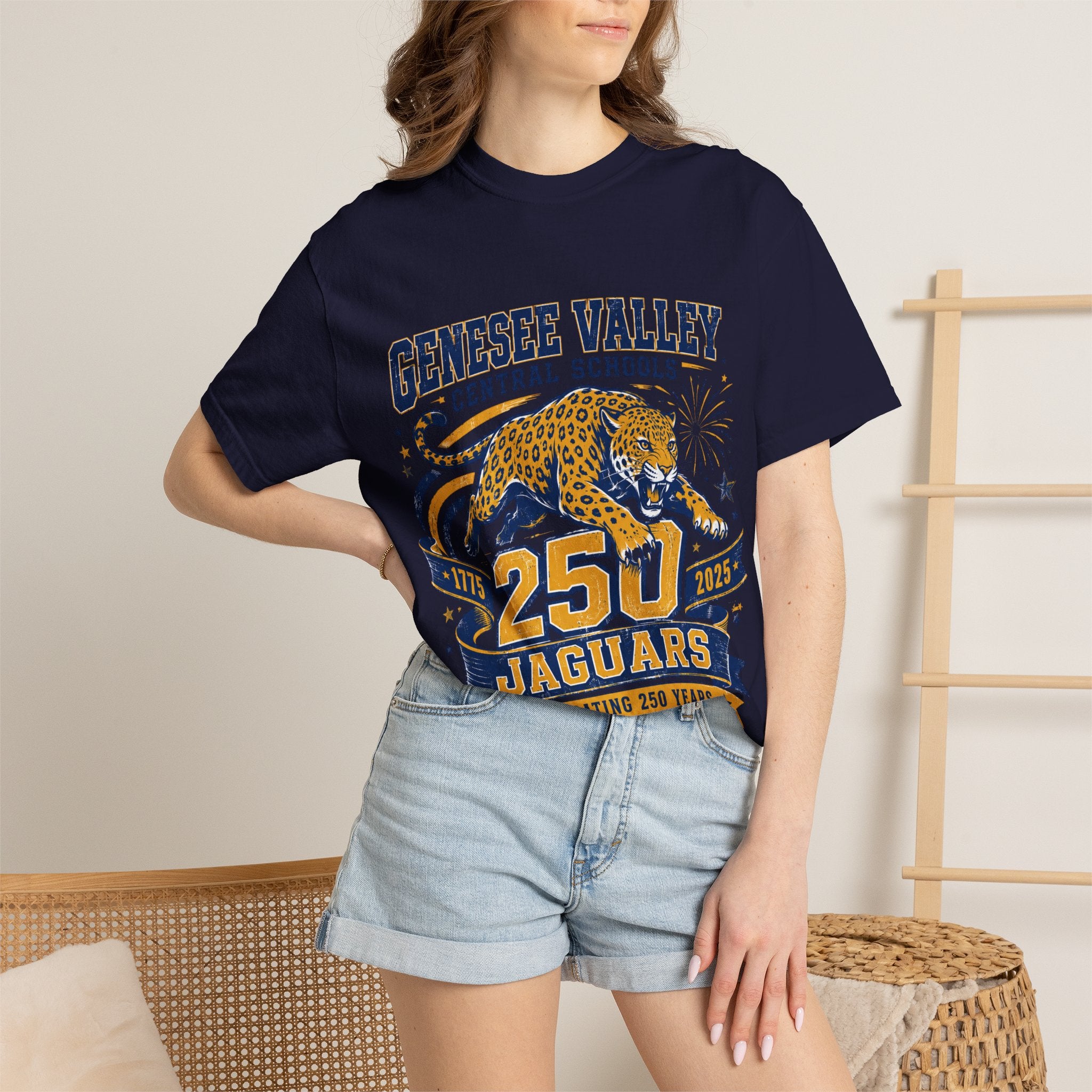 Genesee Valley Jaguars 250th Anniversary T-Shirt
