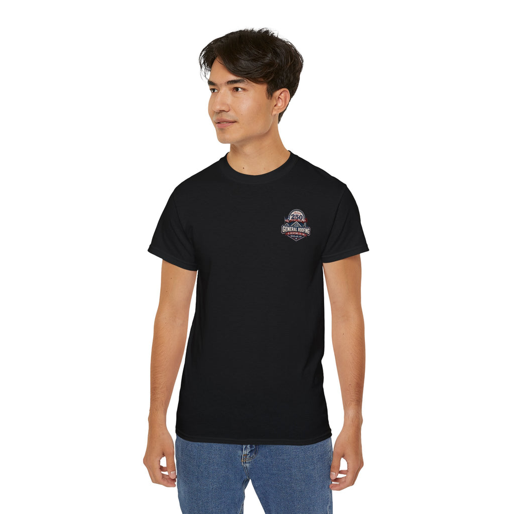 "General Roofing" Patriotic Logo T‑Shirt